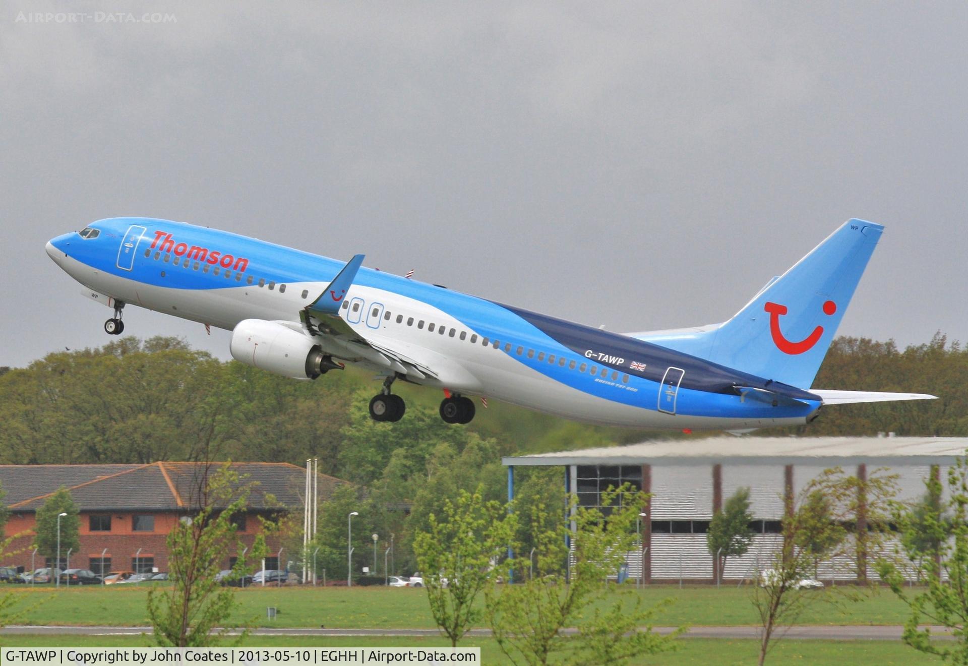 G-TAWP, 2013 Boeing 737-8K5 C/N 37257, Climbing away from 26
