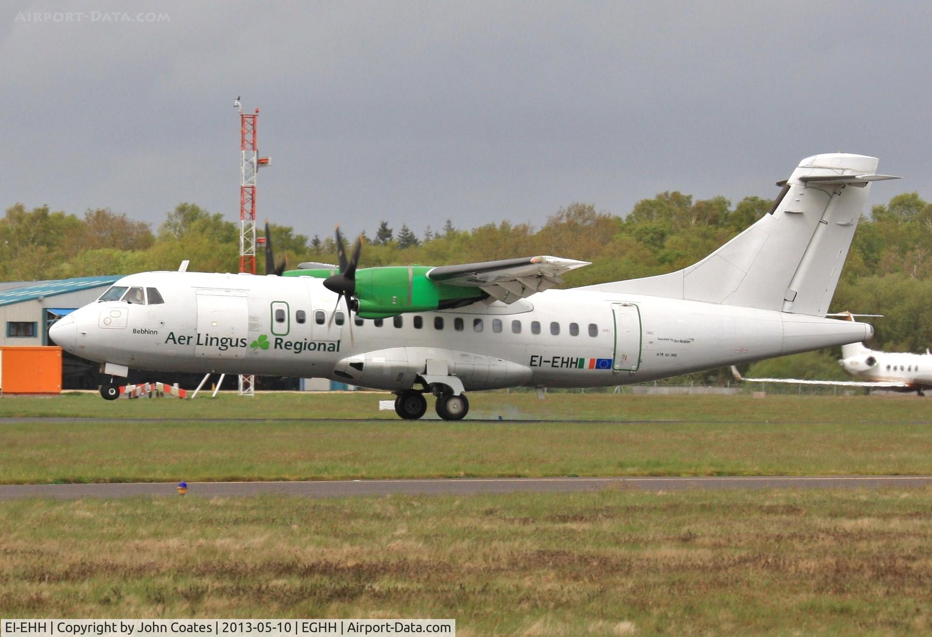 EI-EHH, 1990 ATR 42-300 C/N 196, Dublin service arriving