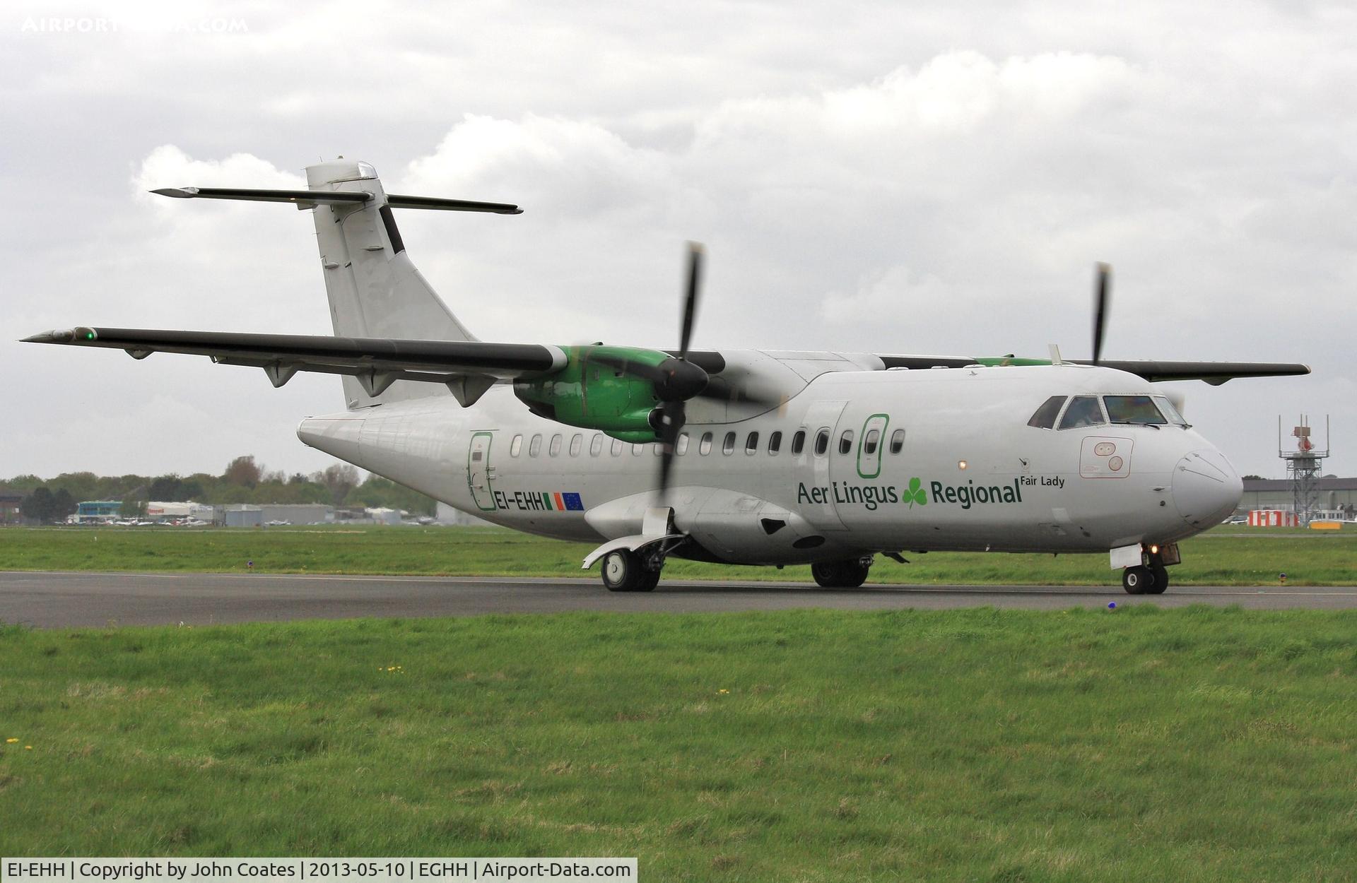 EI-EHH, 1990 ATR 42-300 C/N 196, Taxiing to depart