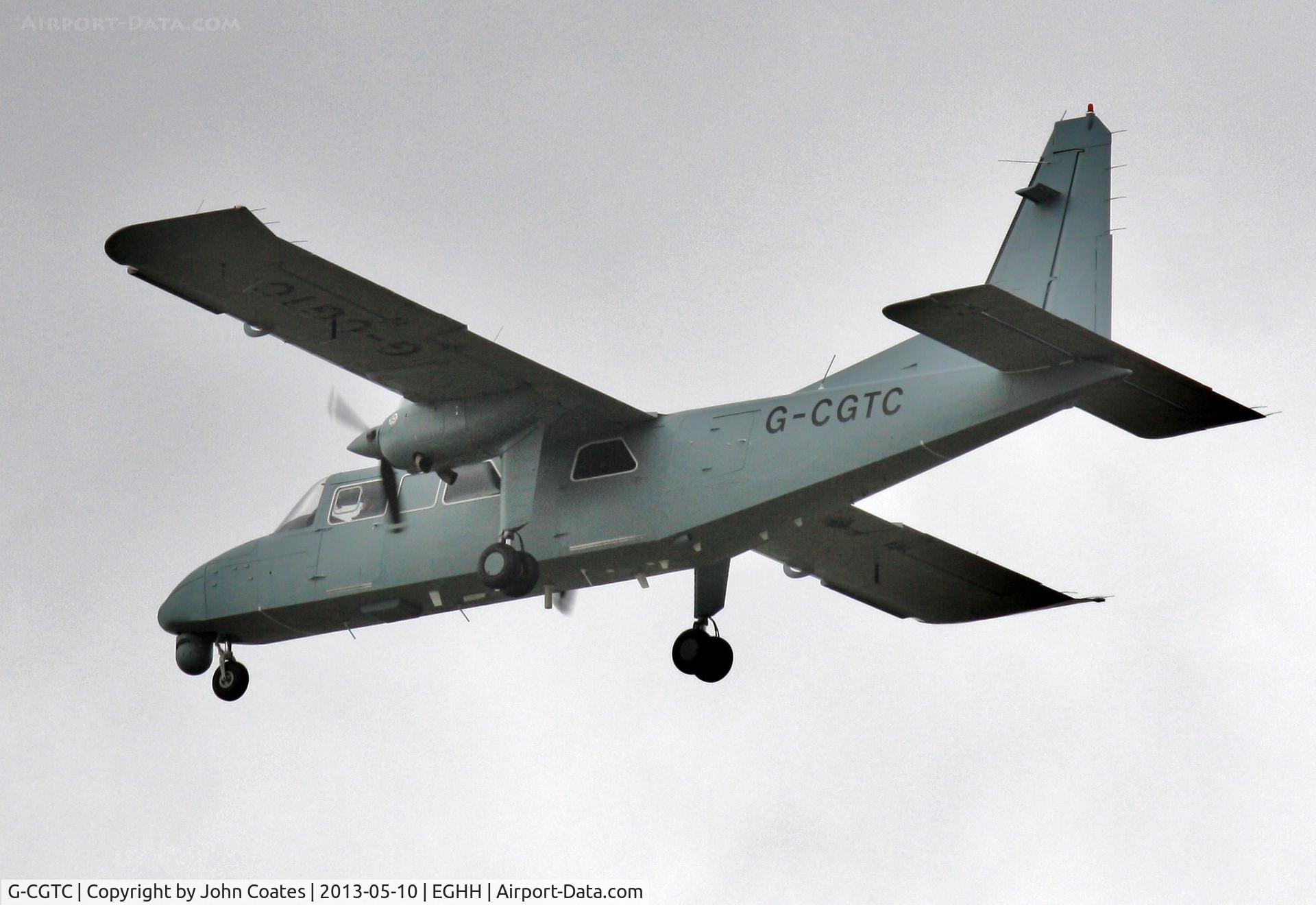 G-CGTC, 2010 Britten-Norman BN-2T-4S Defender AL.2 C/N 4019, Now in Military Grey