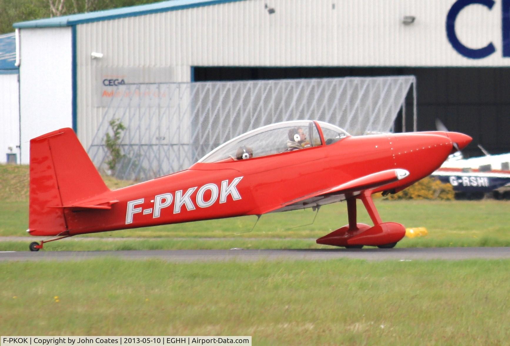 F-PKOK, Vans RV-8 C/N 82797, Taxiing to depart