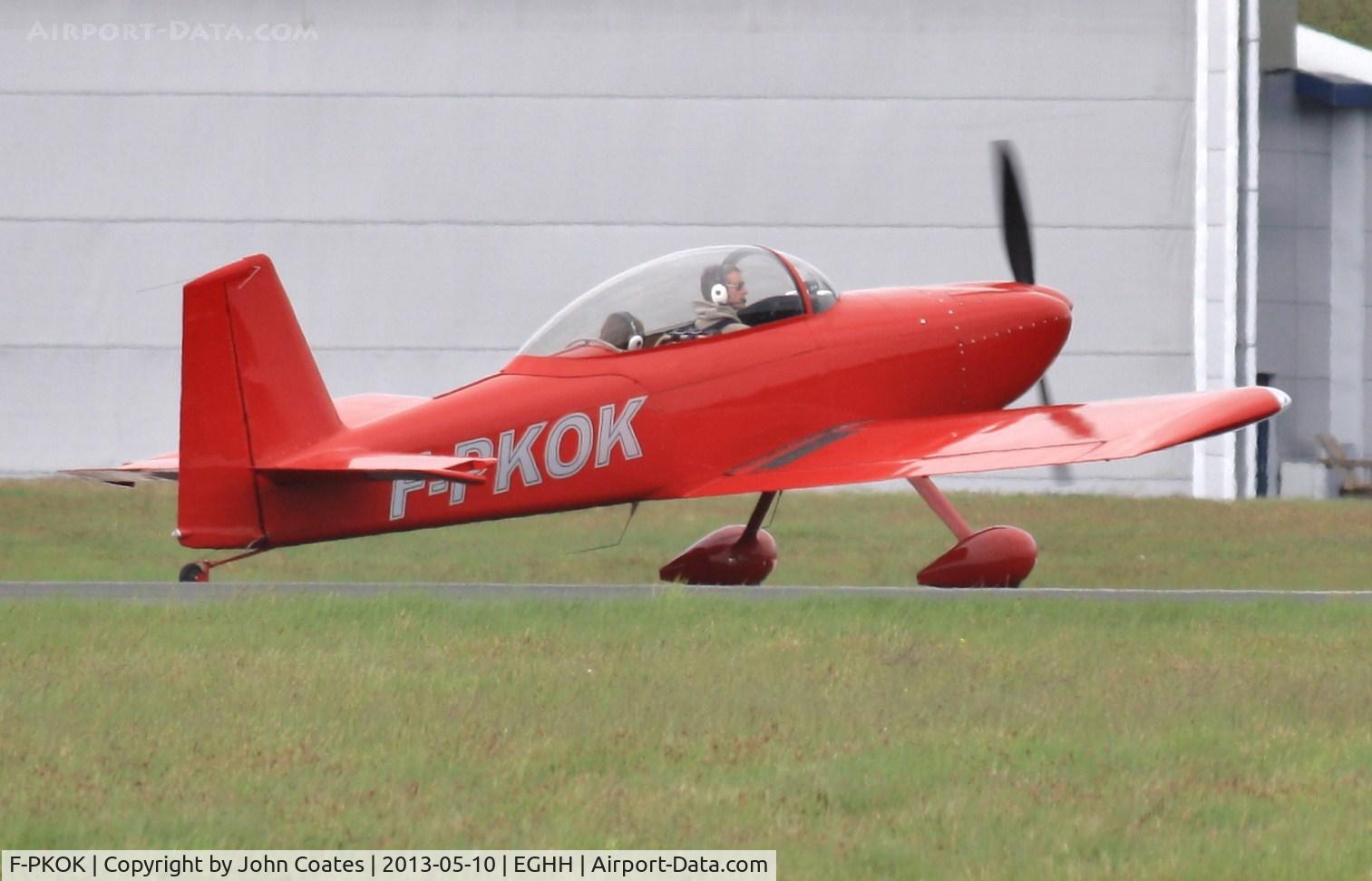 F-PKOK, Vans RV-8 C/N 82797, Departing