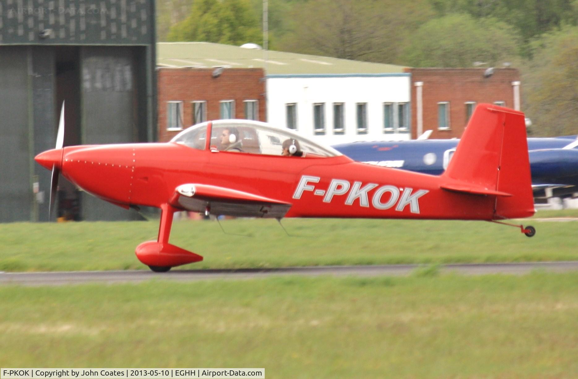 F-PKOK, Vans RV-8 C/N 82797, Departing 26