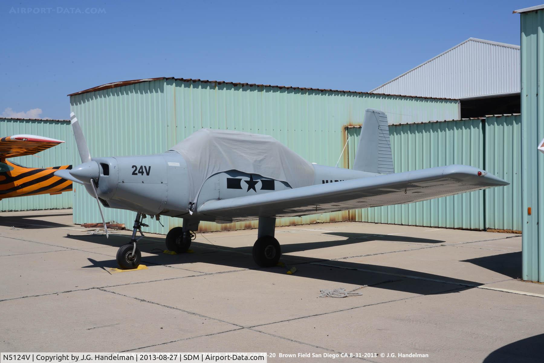 N5124V, 1961 Morrisey 2150A C/N SP-20, At Brown Field.