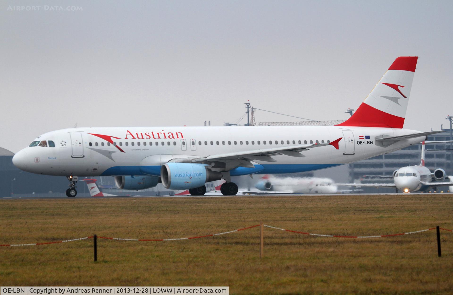 OE-LBN, 1997 Airbus A320-214 C/N 768, Austrian A320