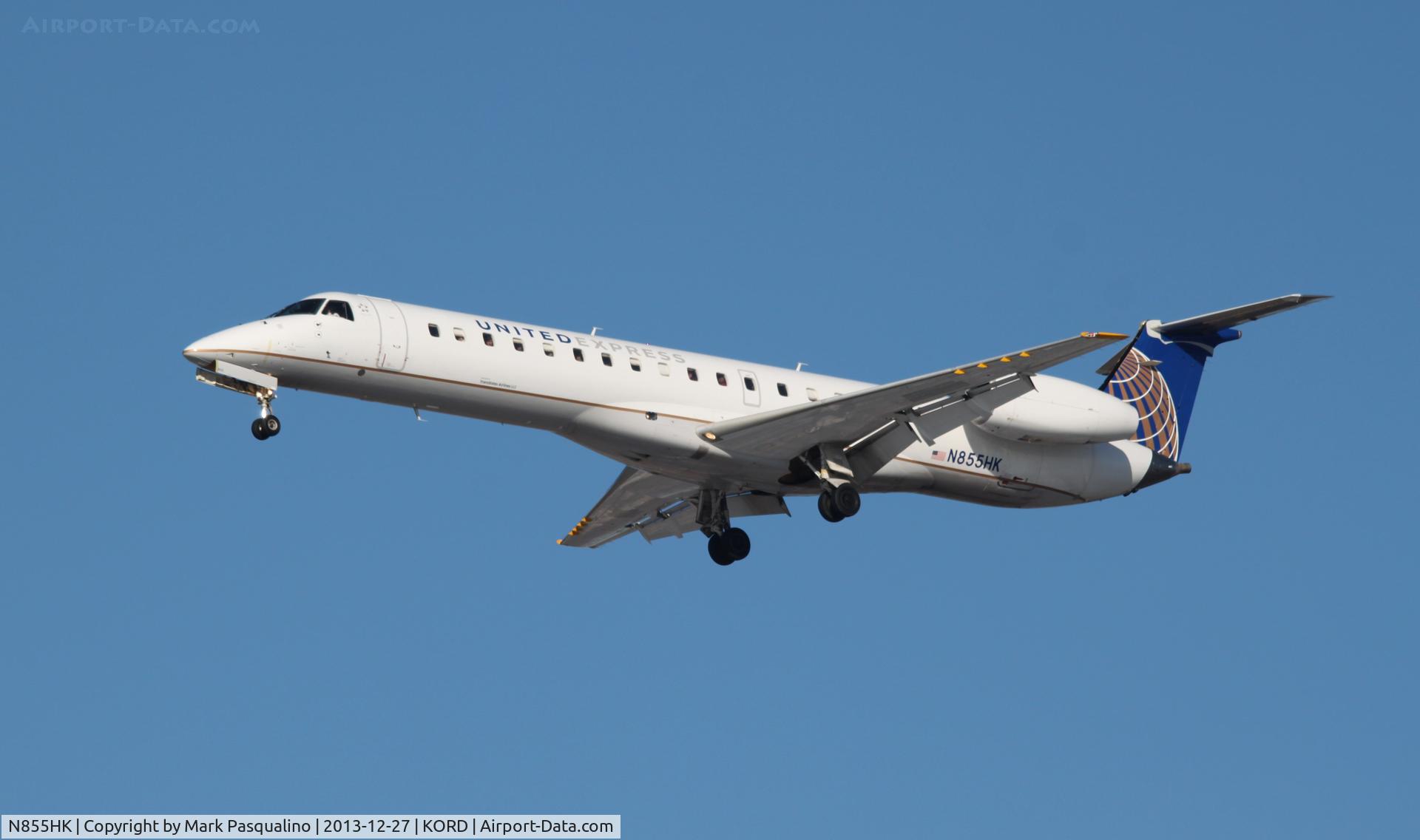 N855HK, 2001 Embraer EMB-145LR C/N 145387, EMB-145LR