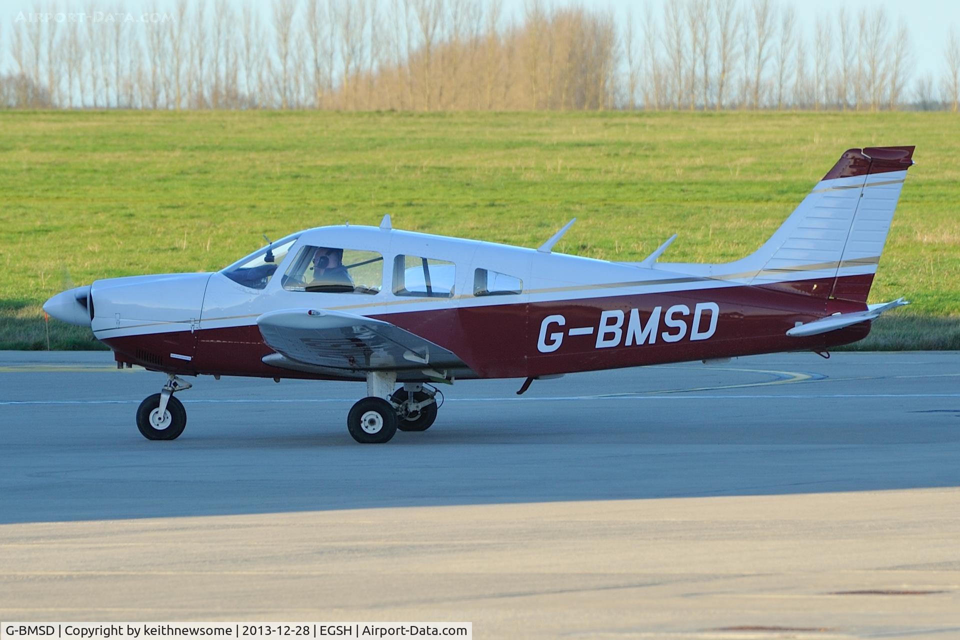 G-BMSD, 1976 Piper PA-28-181 Cherokee Archer II C/N 28-7690070, Shaded photo !