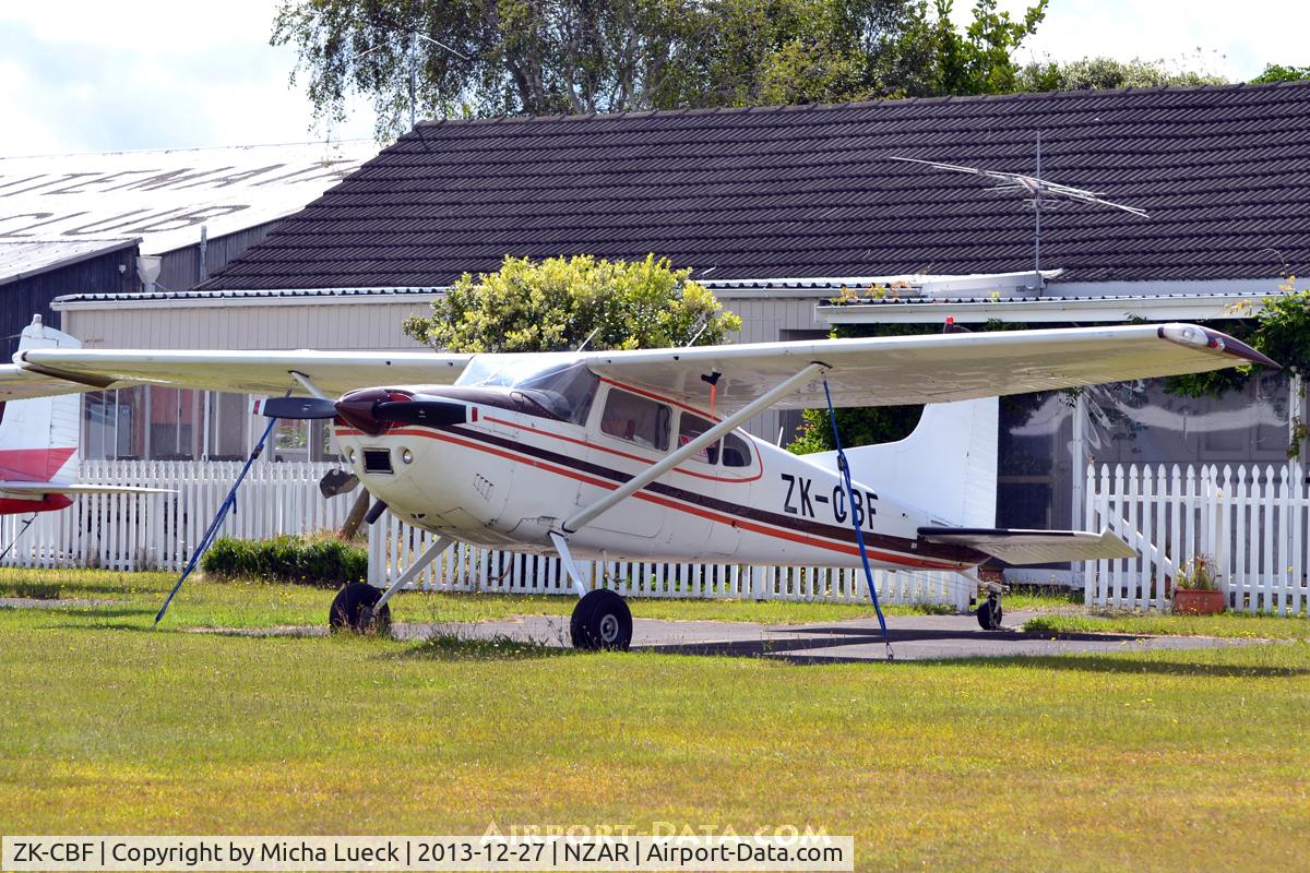 ZK-CBF, 1976 Cessna A185F Skywagon 185 C/N 18503210, At Ardmore