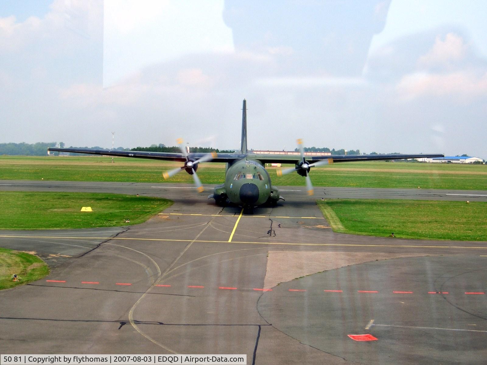 50 81, Transall C-160D C/N D118, Transall Bayreuth, Bindlacher Berg
