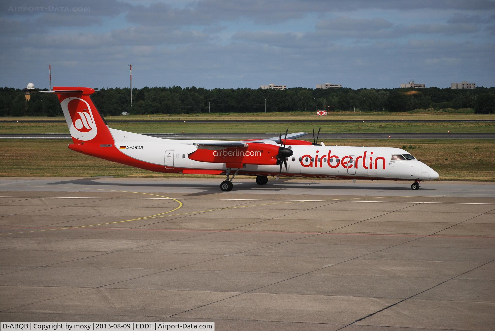 D-ABQB, 2008 De Havilland Canada DHC-8-402Q Dash 8 C/N 4226, De Havilland Canada Dash 8-402Q at Belin Tegel.