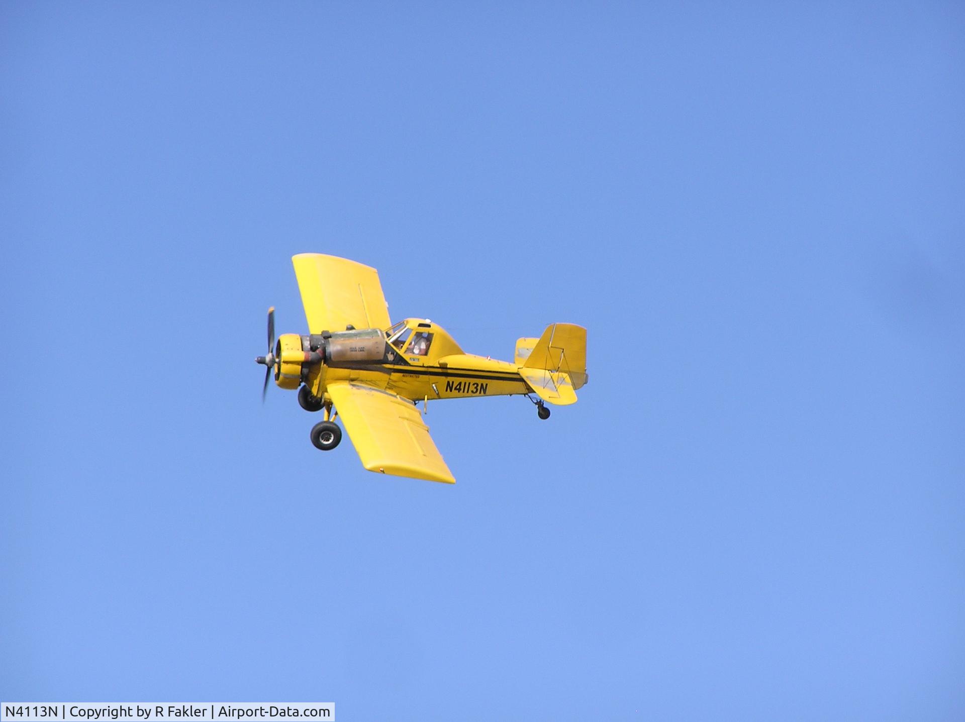 N4113N, Aero Commander S2R C/N 1916R, Photo taken near Royal City, WA