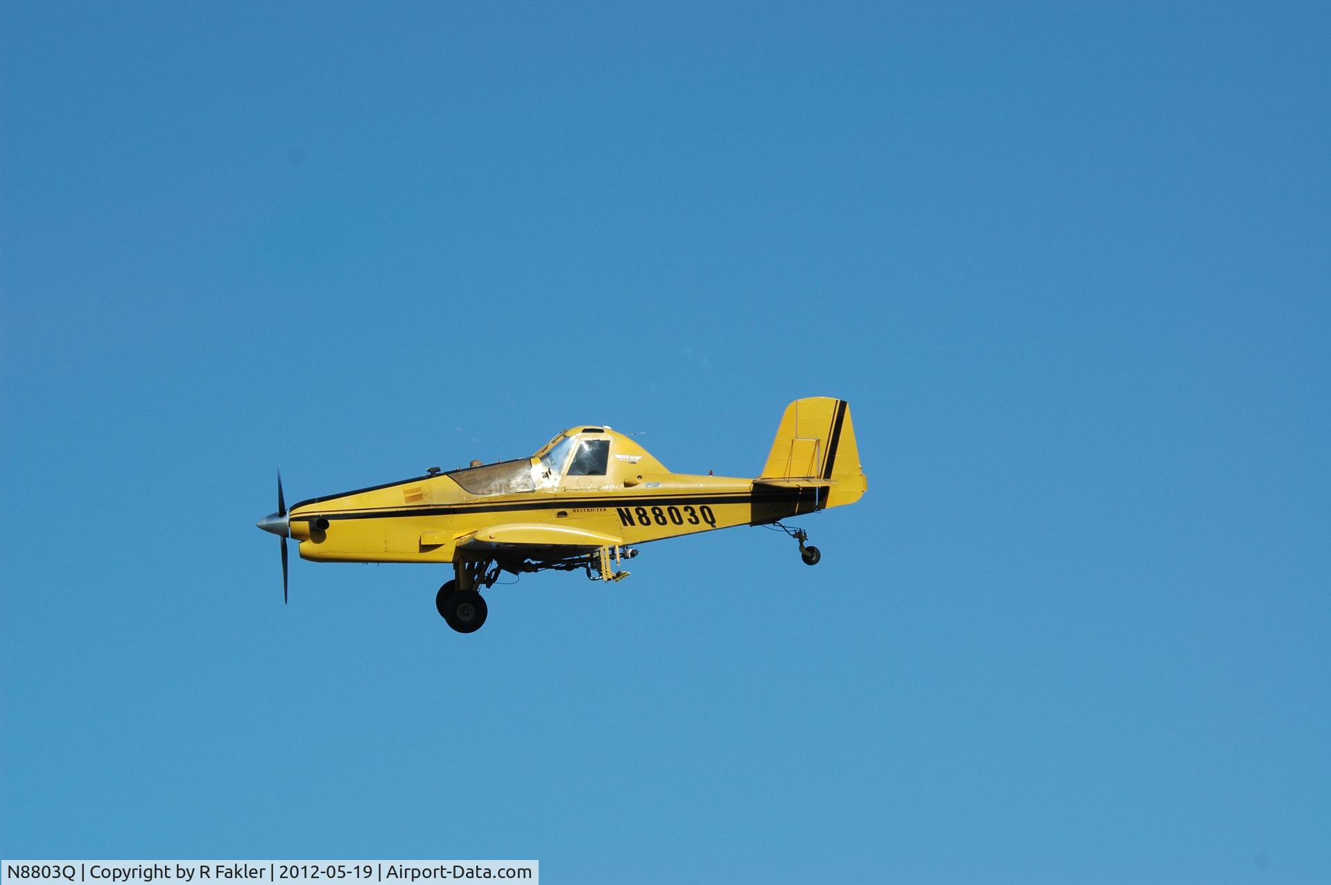 N8803Q, 1977 Rockwell International S-2R Turbo Thrush Commander C/N 2336R, Photo taken near Royal City, WA