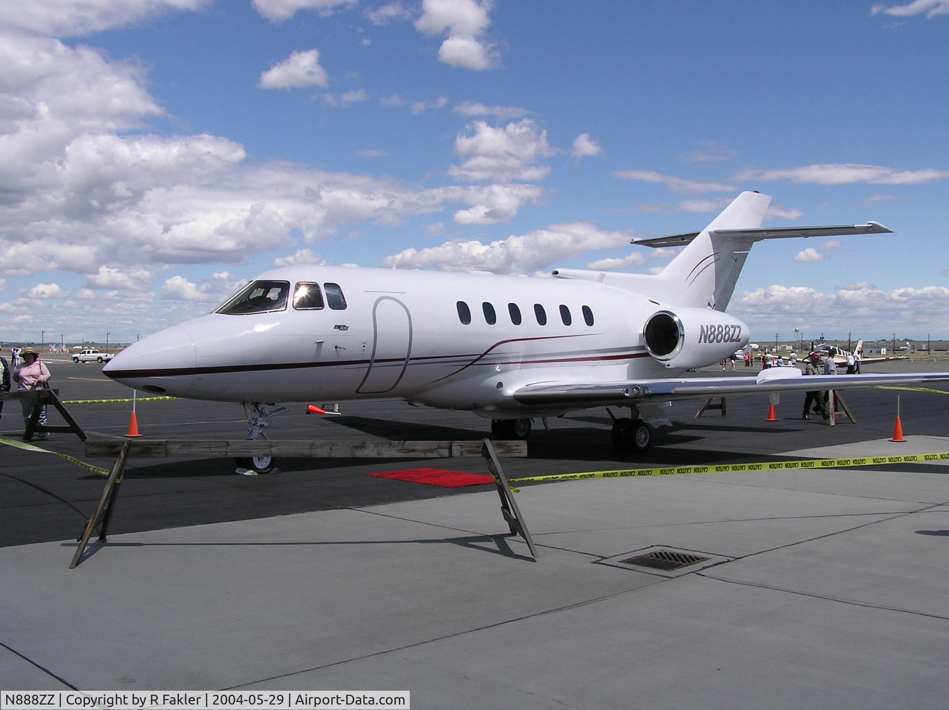 N888ZZ, British Aerospace BAe.125 Series 800A C/N 258017, Photo taken at Moses Lake, WA