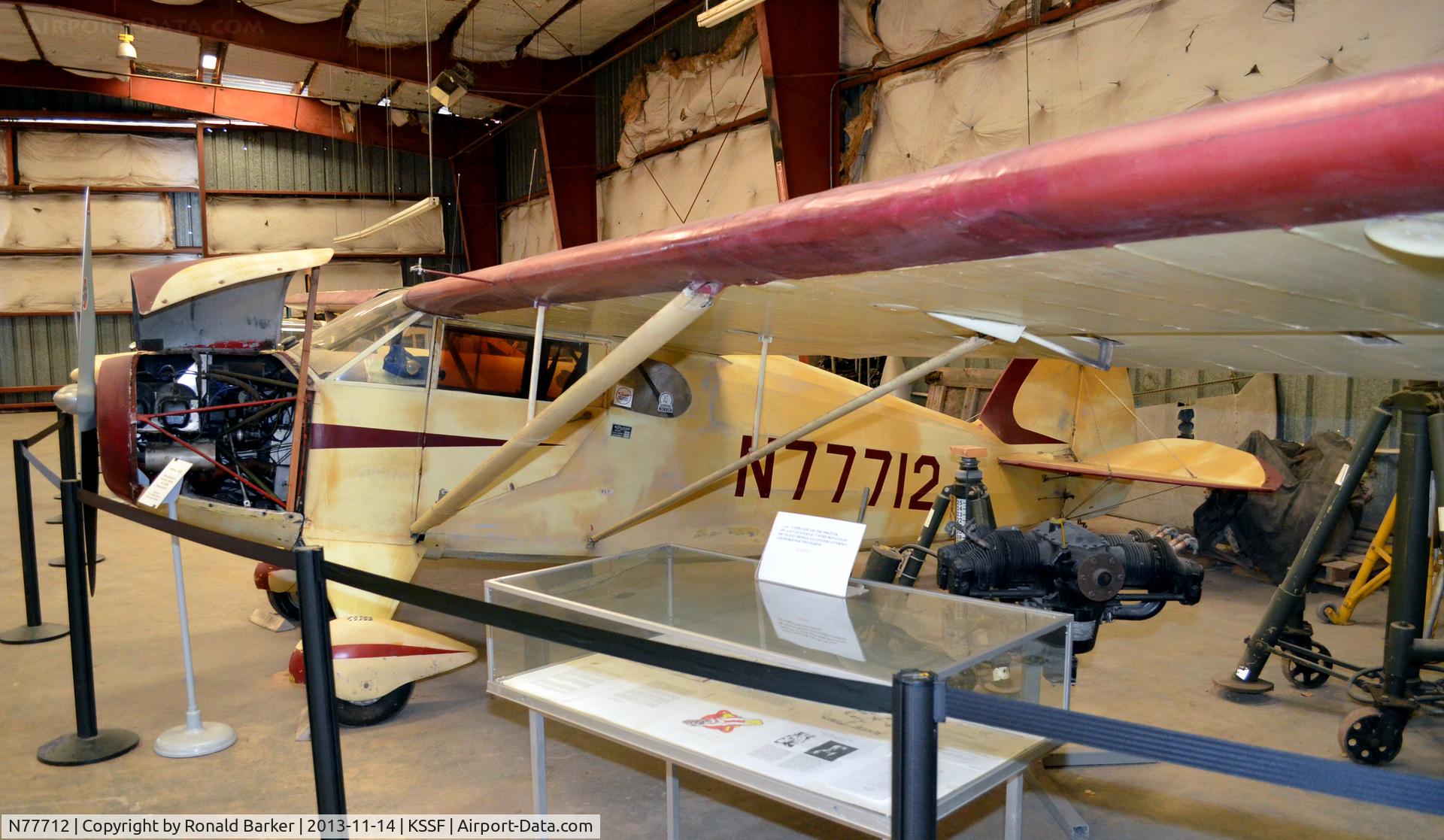 N77712, 1946 McClish Funk B85C C/N 342, Texas Air Museum