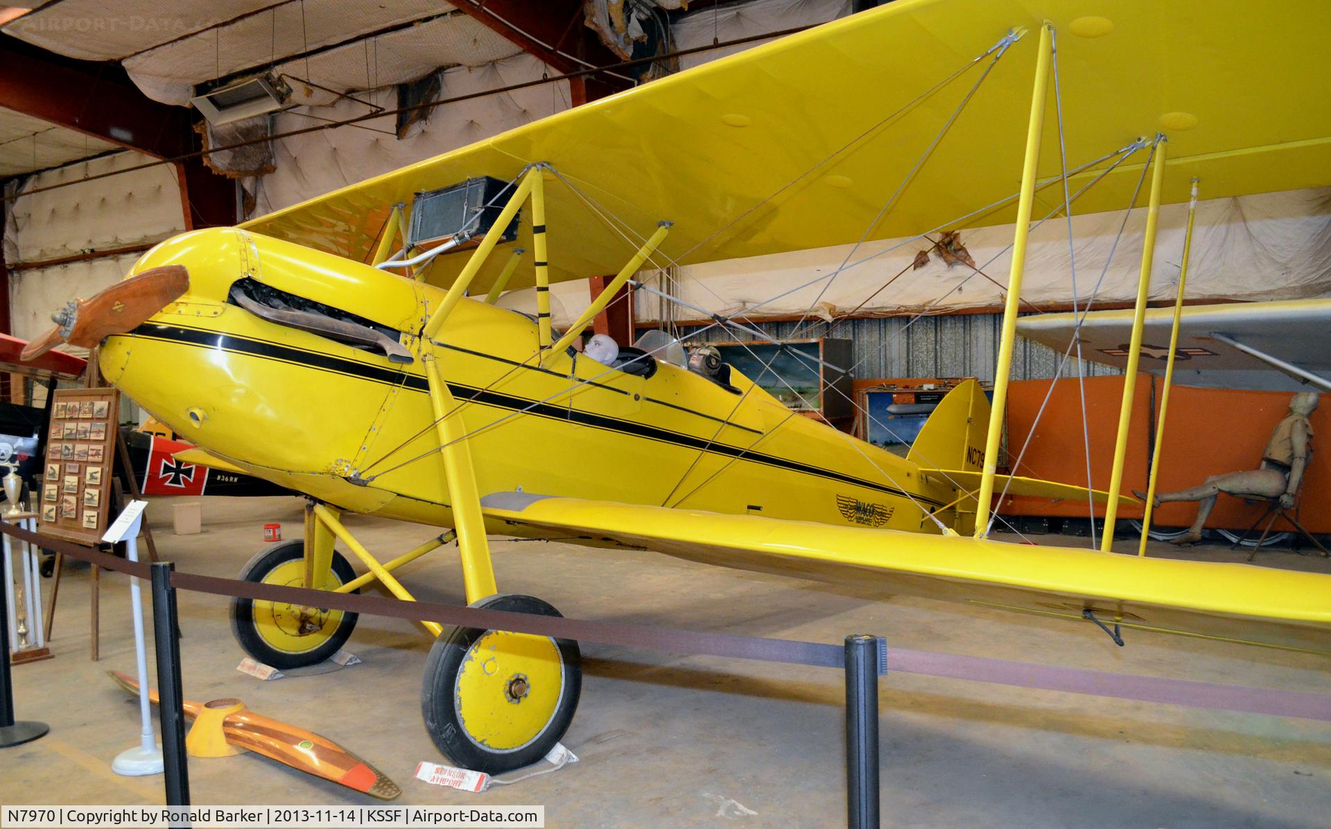 N7970, 1929 Waco GXE C/N 1801, Texas Air Museum