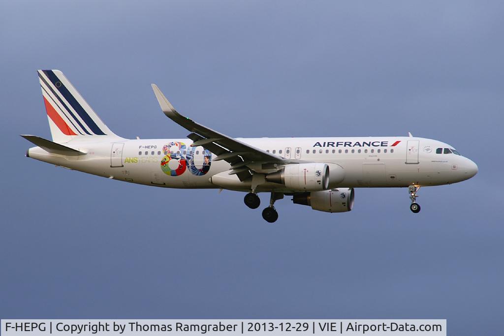 F-HEPG, 2013 Airbus A320-214 C/N 5802, Air France Airbus A320