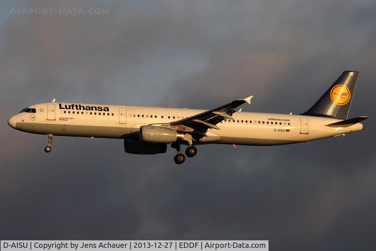 D-AISU, 2009 Airbus A321-231 C/N 4016, Approaching rwy 25l