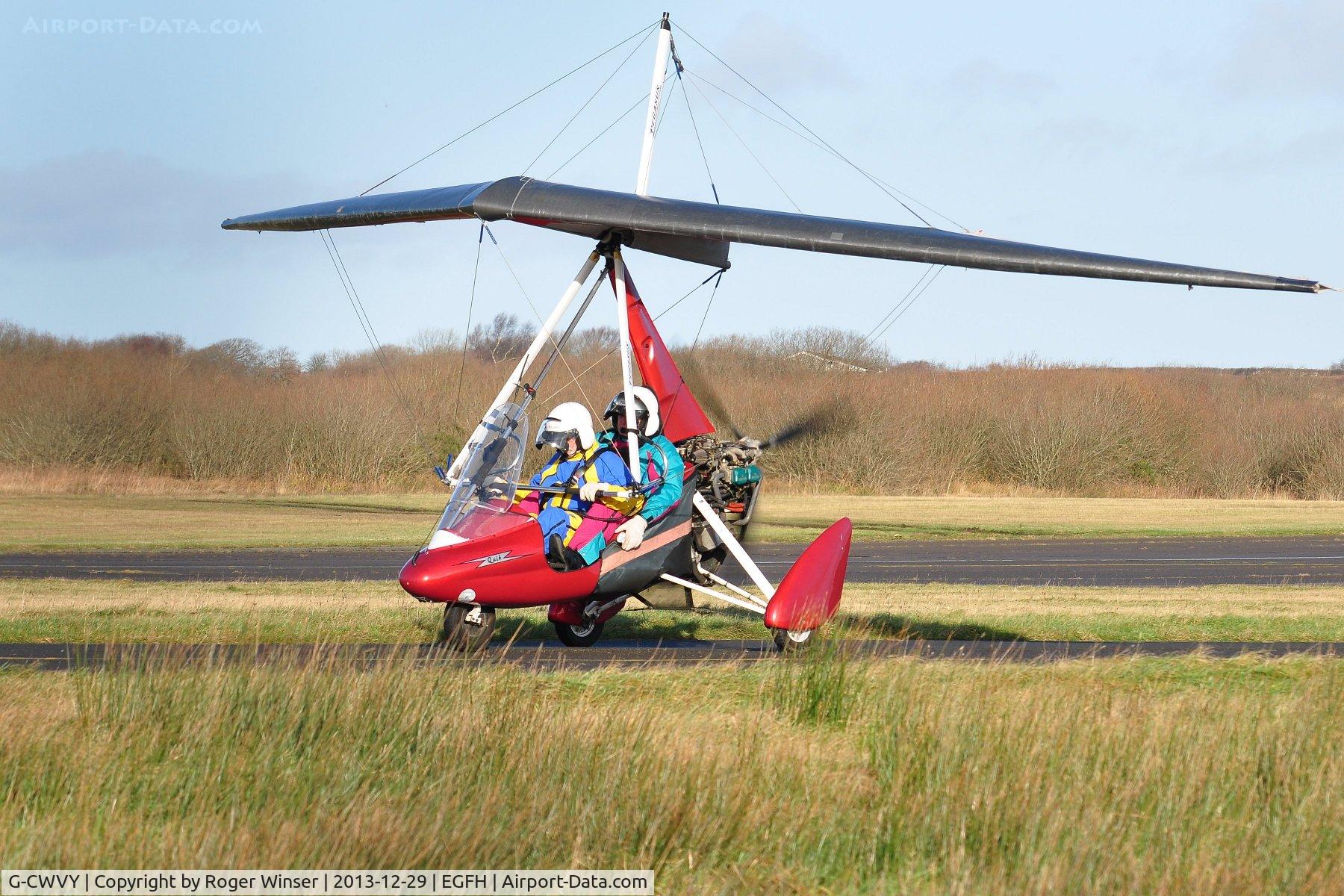 G-CWVY, 2003 Mainair Pegasus Quik C/N 7984, Resident Quik flexwing.