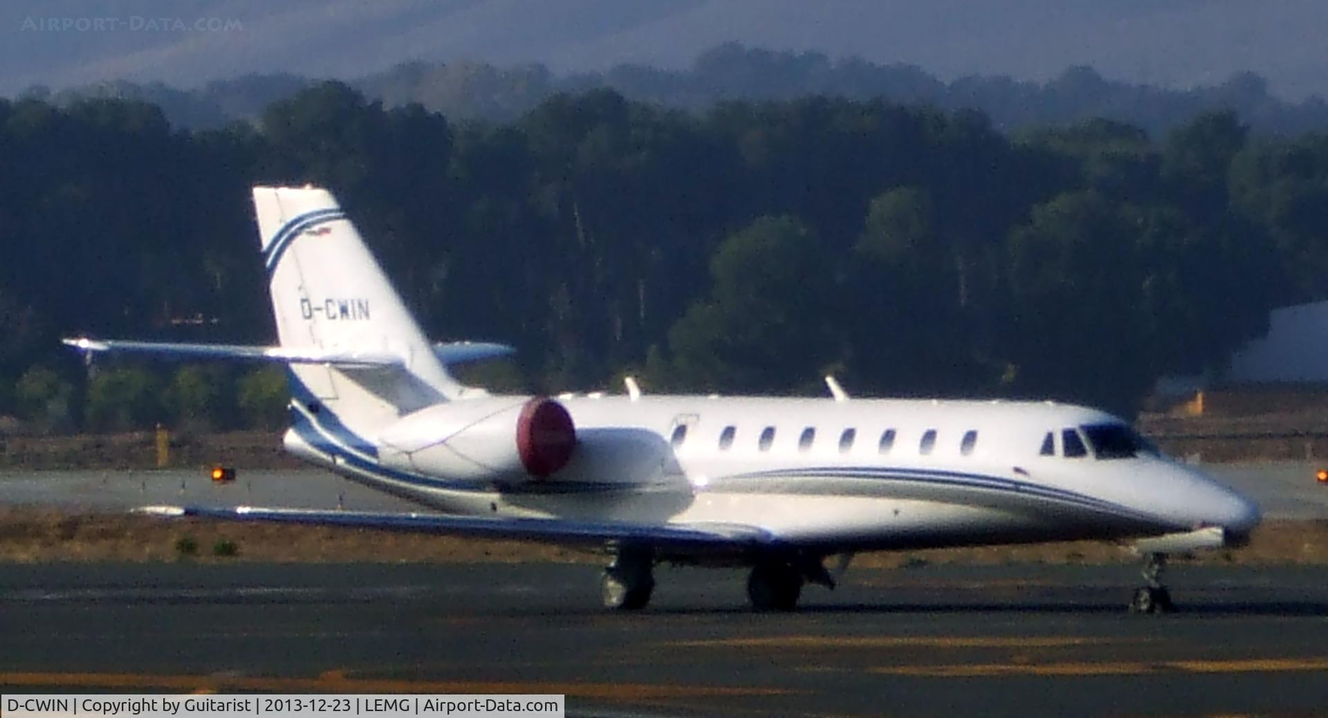 D-CWIN, 2011 Cessna 680 Citation Sovereign C/N 680-0305, On the GA at Malaga