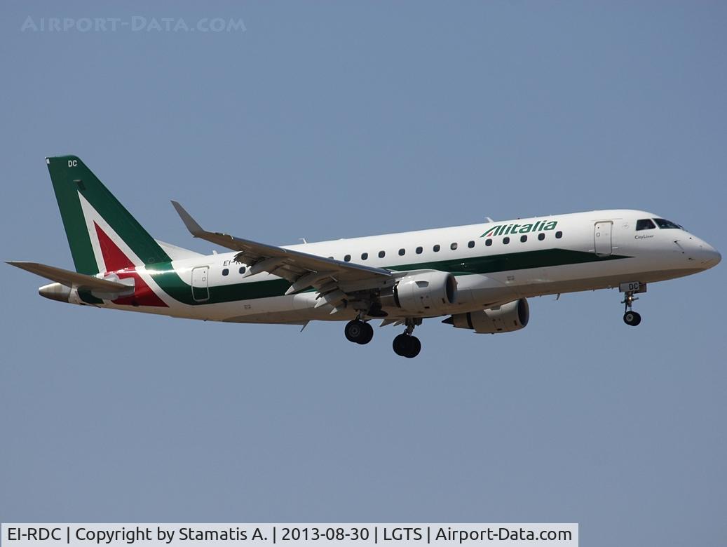 EI-RDC, 2012 Embraer 175STD (ERJ-170-200STD) C/N 17000333, Landing on rwy 34