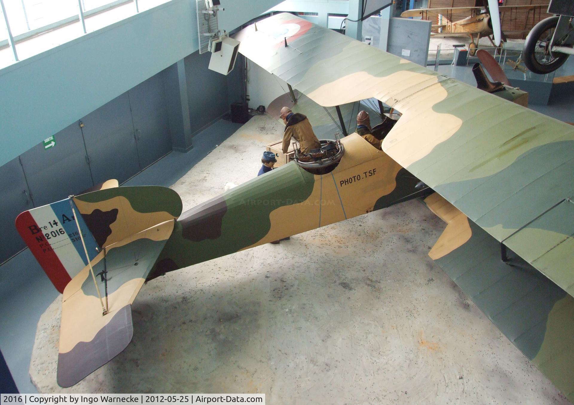 2016, Breguet 14A2 C/N 2016, Breguet Br.14A2 at the Musee de l'Air, Paris/Le Bourget