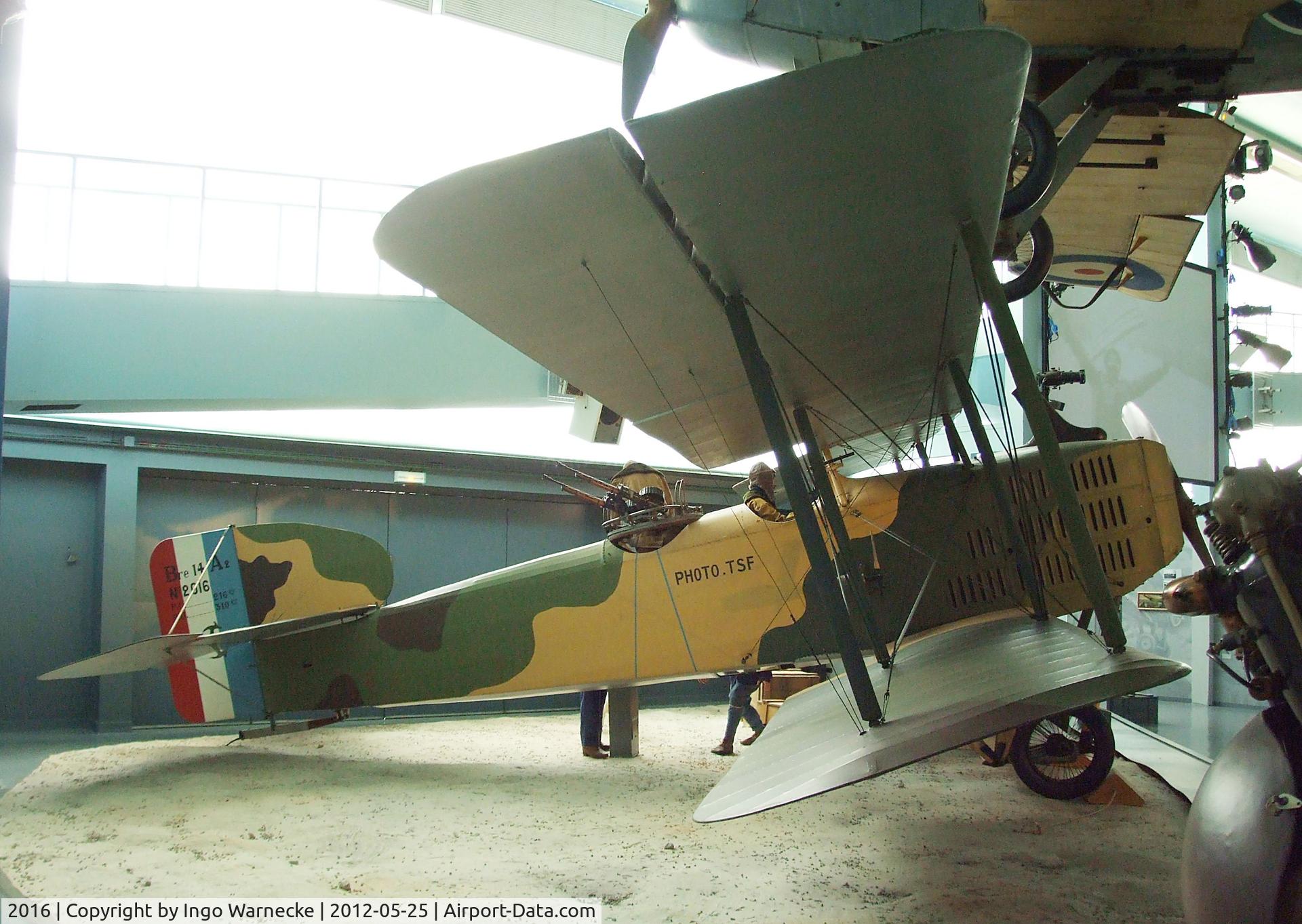2016, Breguet 14A2 C/N 2016, Breguet Br.14A2 at the Musee de l'Air, Paris/Le Bourget
