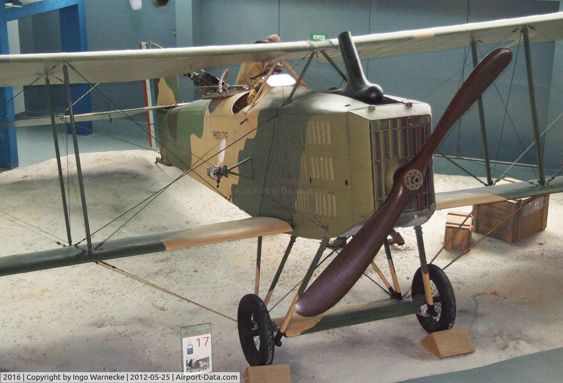 2016, Breguet 14A2 C/N 2016, Breguet Br.14A2 at the Musee de l'Air, Paris/Le Bourget
