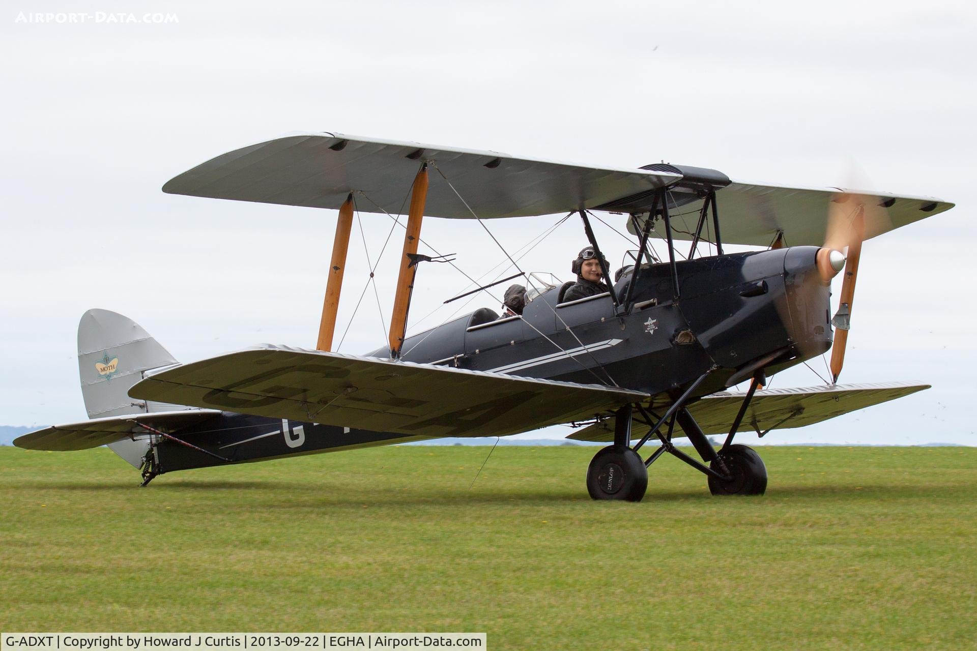 G-ADXT, 1935 De Havilland DH-82A Tiger Moth II C/N 3436, Resident here.
