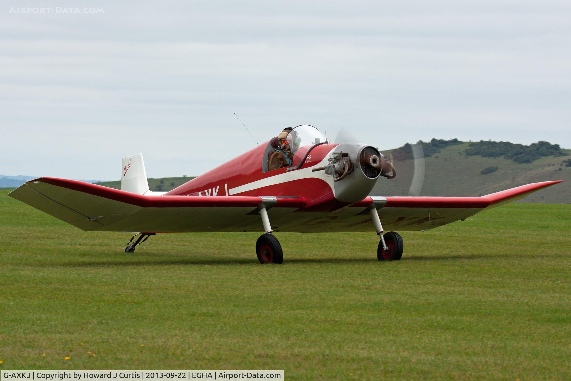 G-AXKJ, 1970 Jodel D-9 Bebe C/N PFA 941, Privately owned.