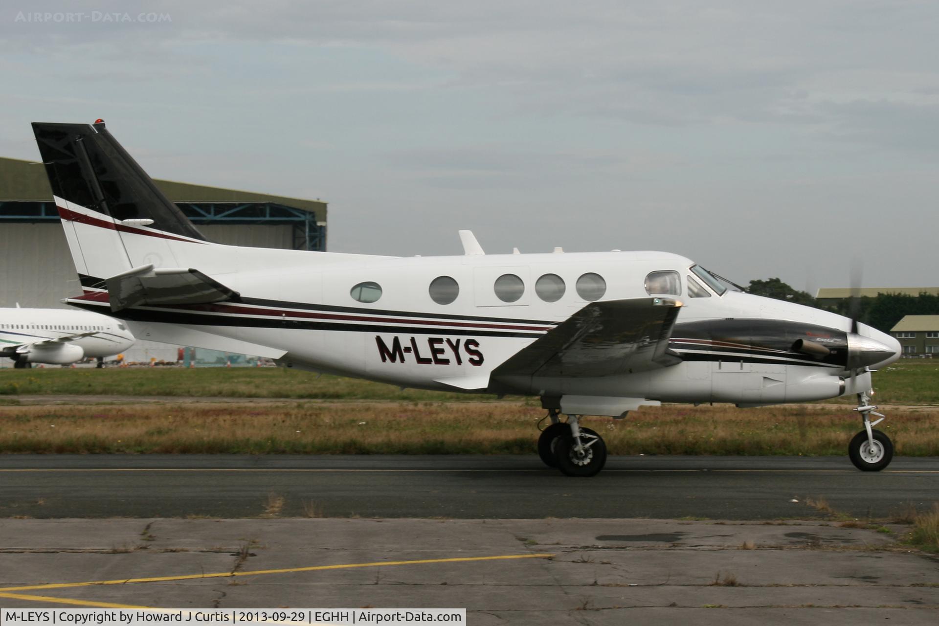 M-LEYS, Beechcraft C90GT King Air C/N LJ-1804, Corporate.