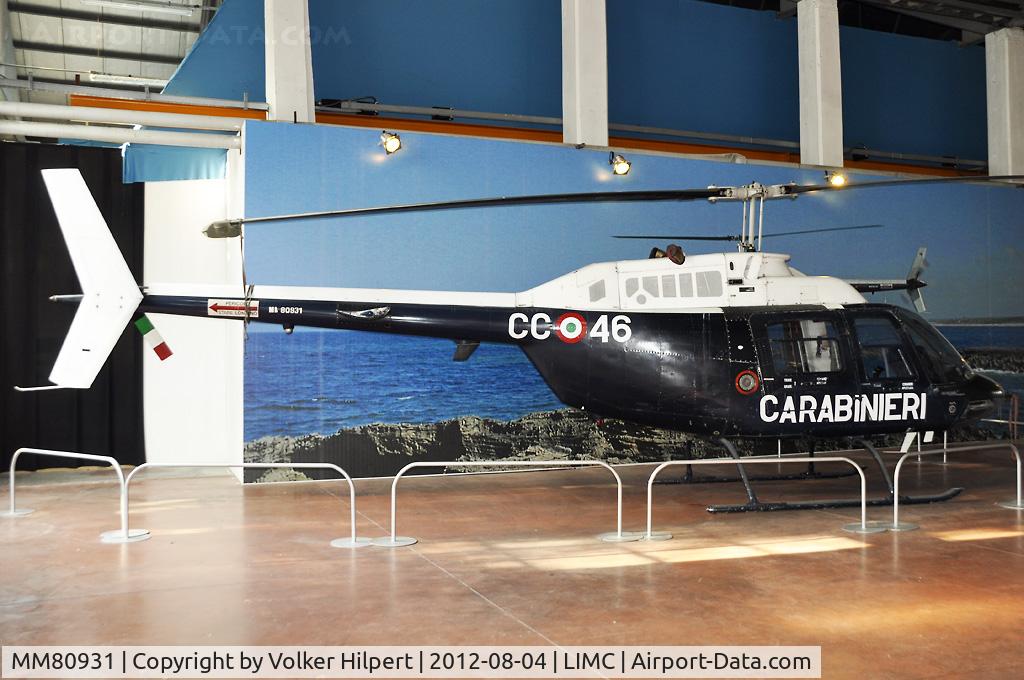MM80931, Agusta AB-206C-1 Jet Ranger II C/N 9155, at Volandia Museum