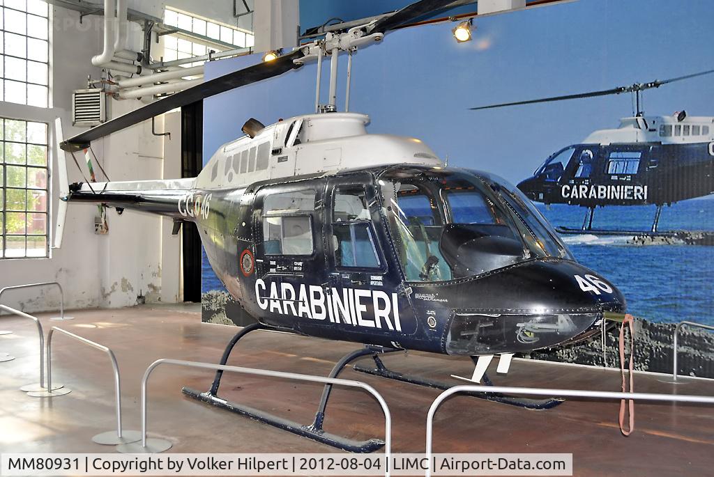 MM80931, Agusta AB-206C-1 Jet Ranger II C/N 9155, at Volandia Museum