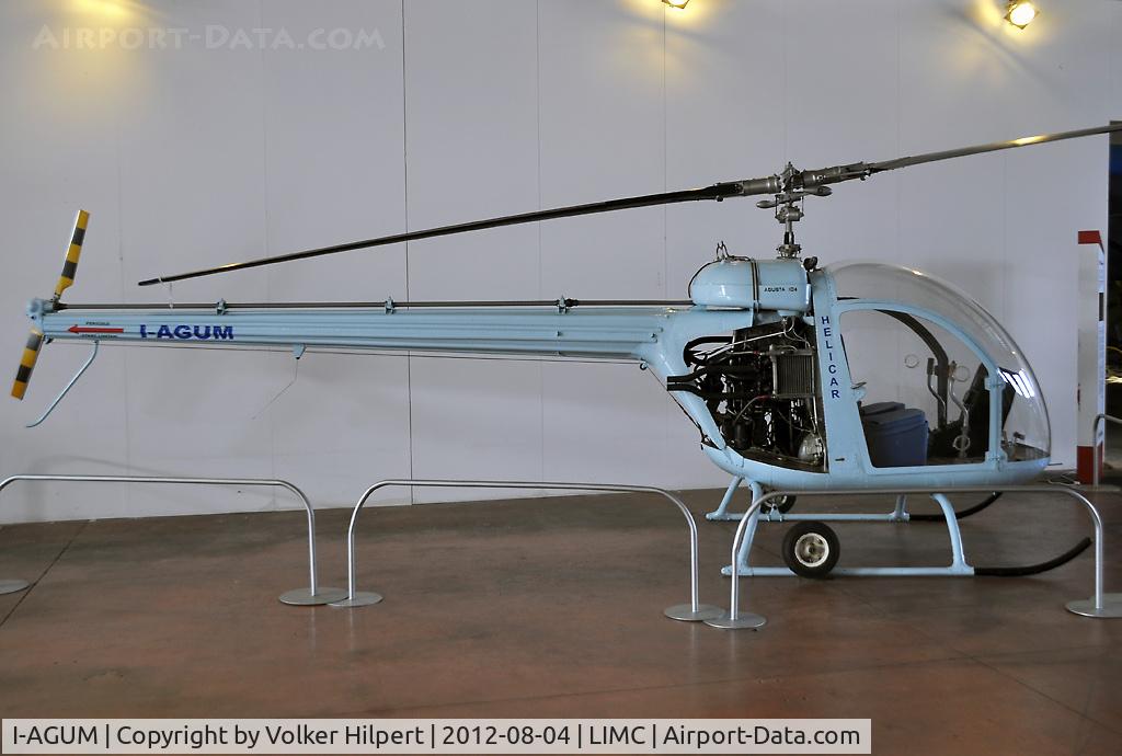 I-AGUM, Agusta A-104A Helicar C/N 4002, at Volandia Museum