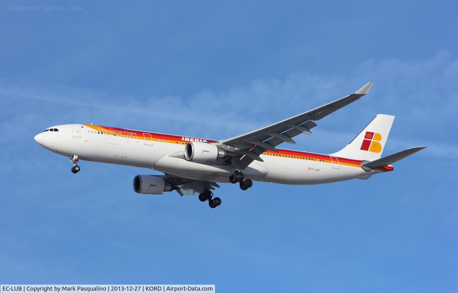 EC-LUB, 2012 Airbus A330-302 C/N 1377, Airbus A330-300