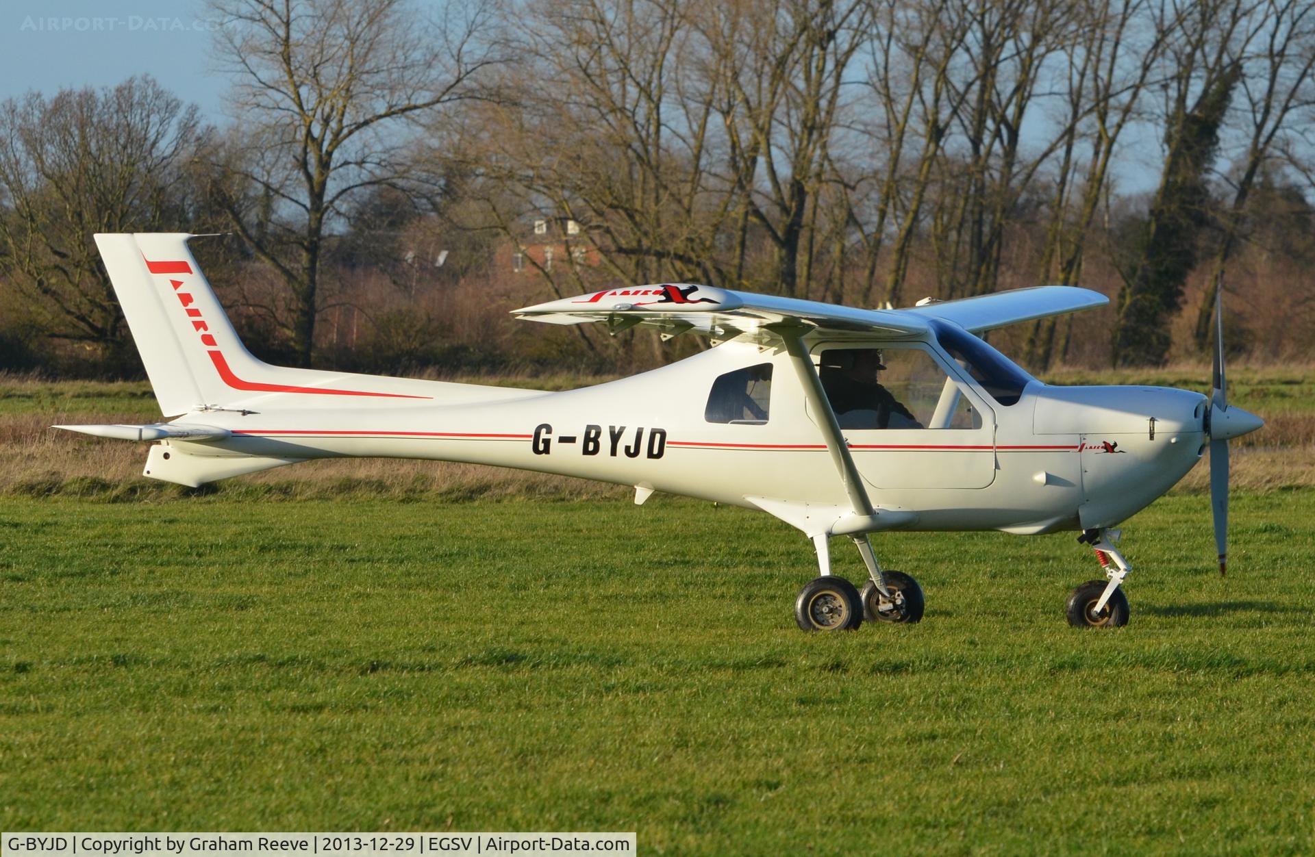 G-BYJD, 1999 Jabiru UL C/N PFA 274-13376, Just landed.