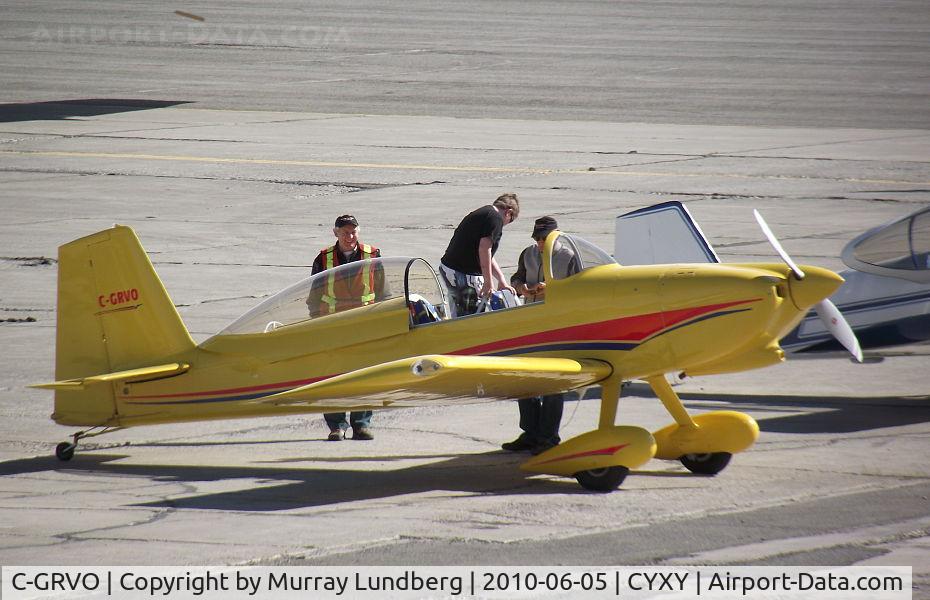 C-GRVO, 2005 Vans RV-8 C/N 81938, Taking part in the COPA Kids Event at Whitehorse, Yukon.
