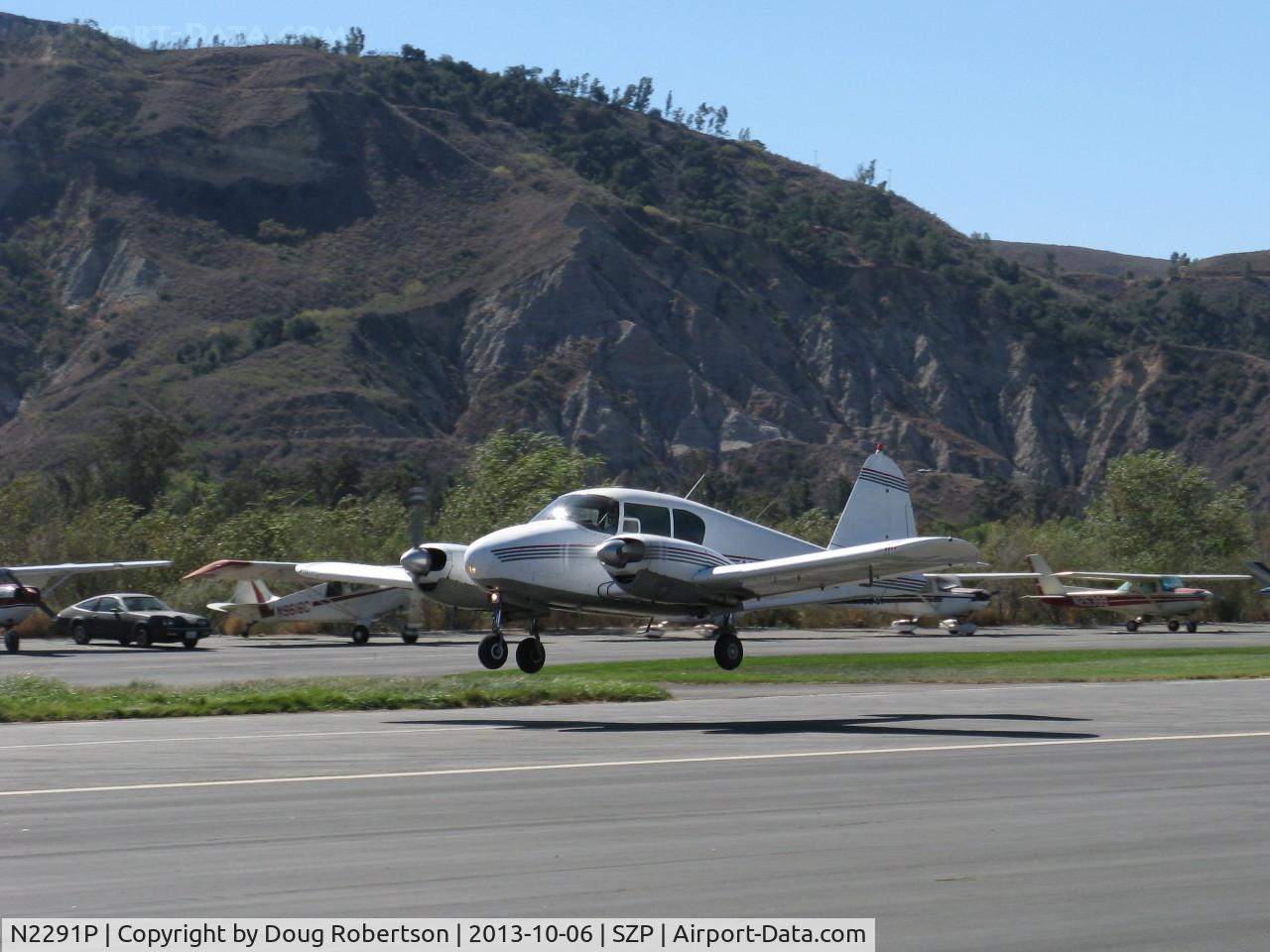 N2291P, 1957 Piper PA-23 Apache C/N 23-902, 1957 Piper PA-23-150 APACHE, two Lycoming O-320s 150 Hp each, takeoff Rwy 04