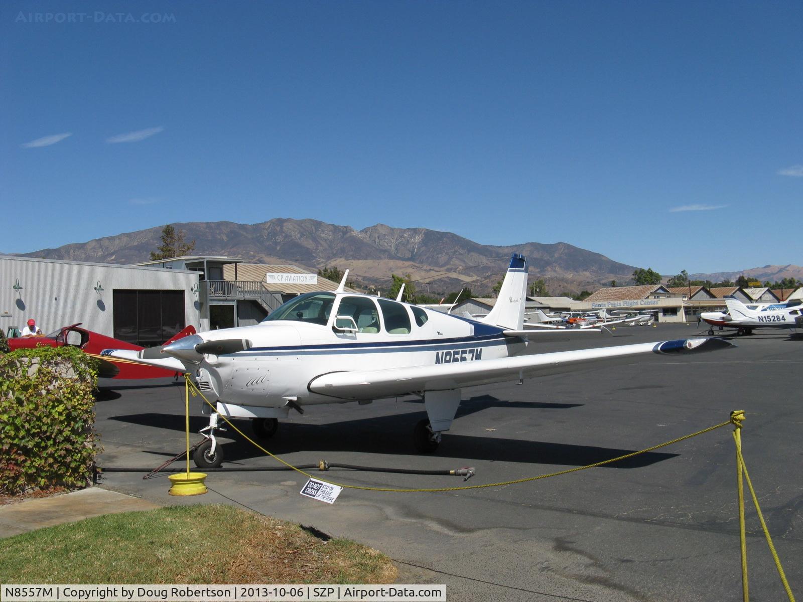 N8557M, 1963 Beech 35-B33 Debonair C/N CD-641, 1963 Beech 35-B33 DEBONAIR, Continental IO-470-K 225 Hp, refueling