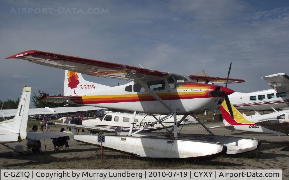 C-GZTQ, 1978 Cessna A185F Skywagon 185 C/N 18503491, Parked at the south field at Whitehorse, Yukon