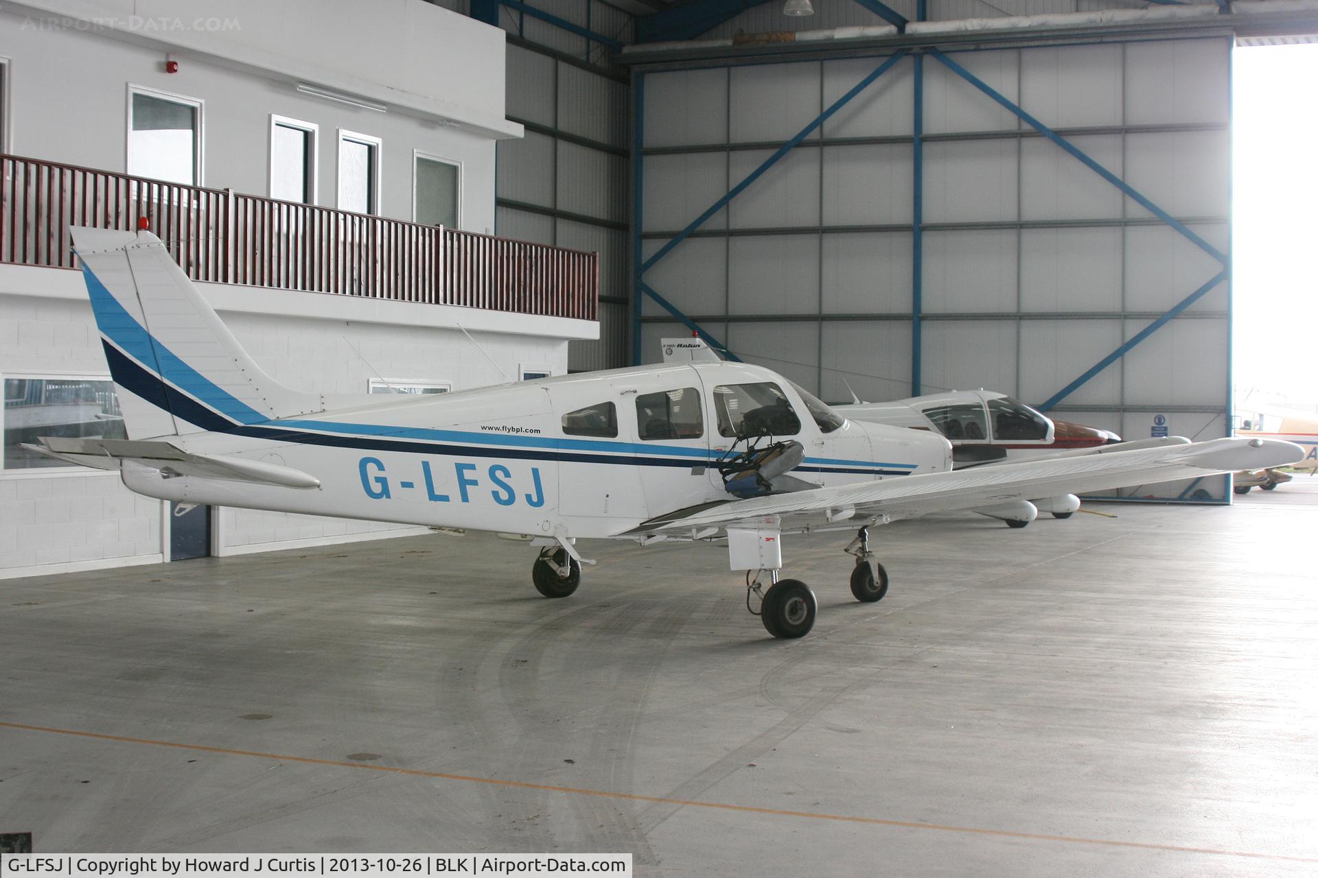 G-LFSJ, 1979 Piper PA-28-161 Cherokee Warrior II C/N 28-7916536, Privately owned, a resident here.