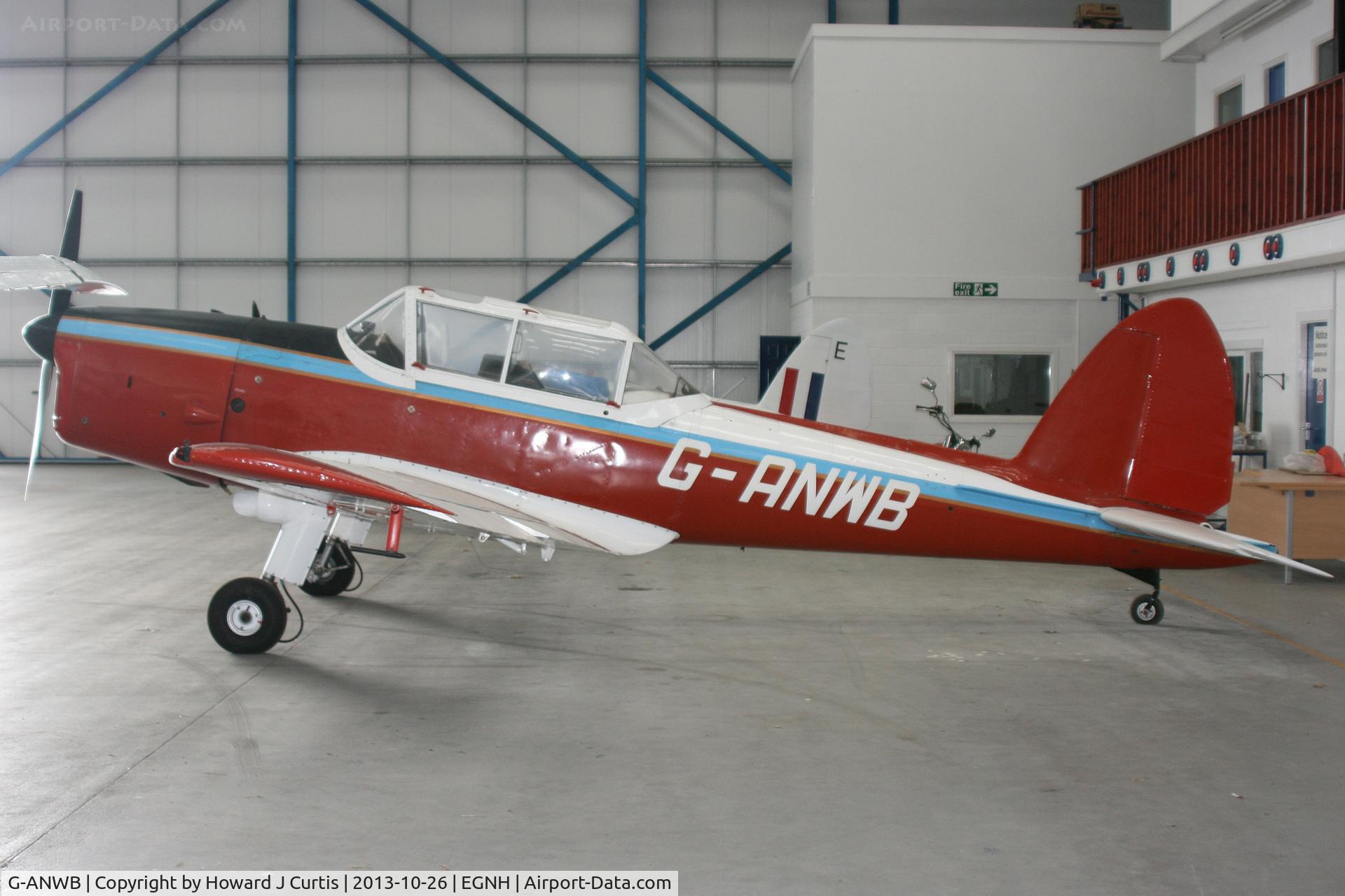 G-ANWB, 1955 De Havilland DHC-1 Chipmunk 21 C/N C1/0987, Privately owned, a resident here.