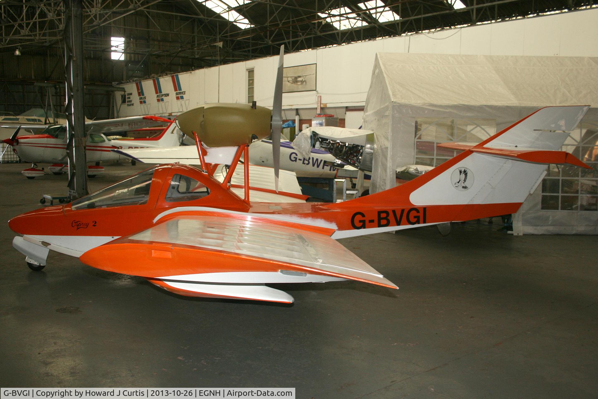 G-BVGI, 1995 Pereira Osprey II C/N PFA 070-10536, Privately owned, a resident here.