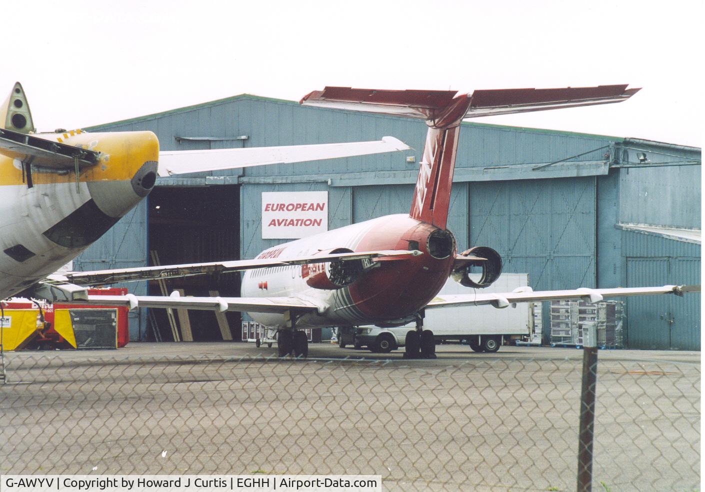 G-AWYV, 1969 BAC 111-501EX One-Eleven C/N BAC.178, 2003. European Aviation. Year is a guess.