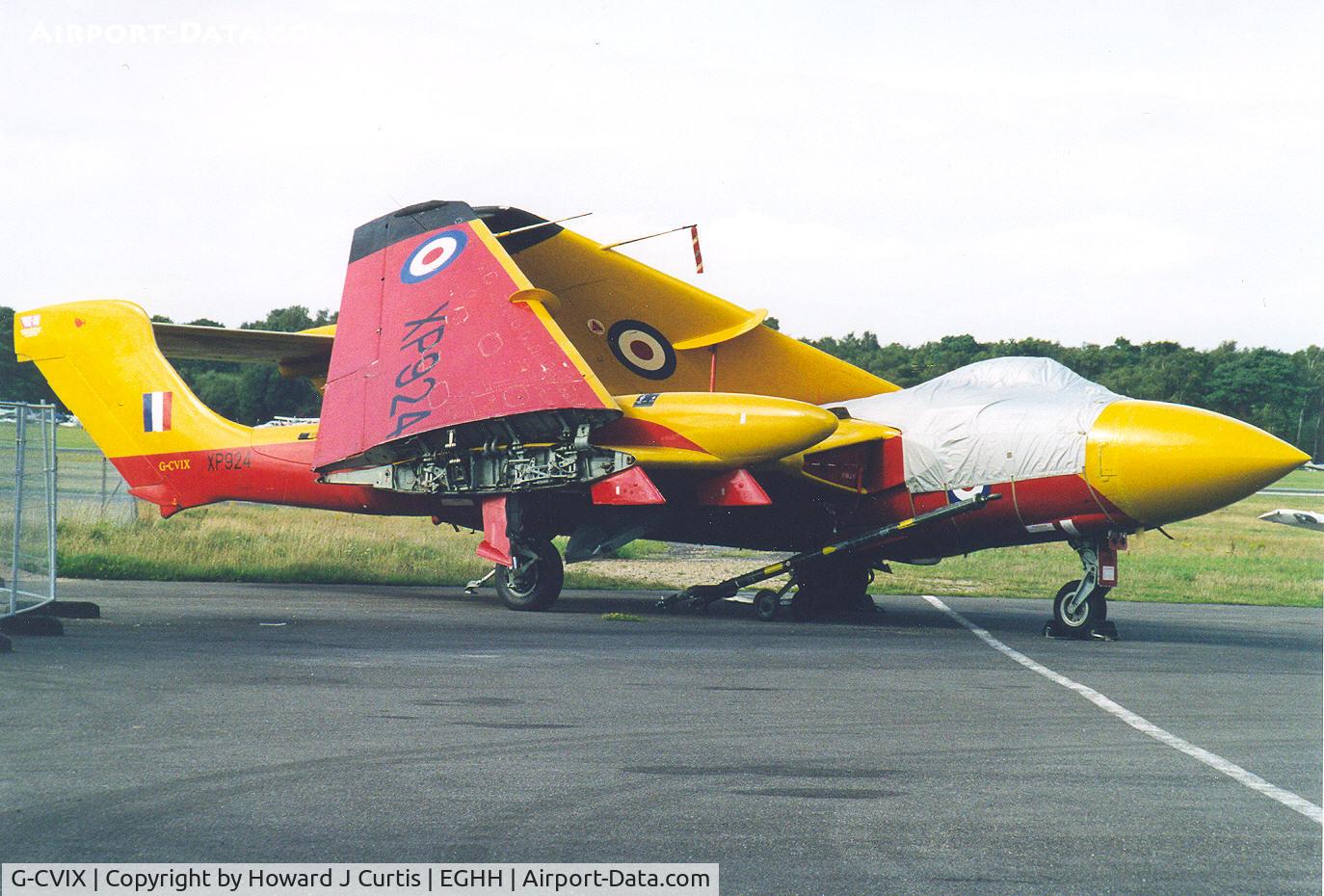 G-CVIX, 1963 De Havilland DH-110 Sea Vixen D.3 C/N 10132, 2003. Date is approximate.
