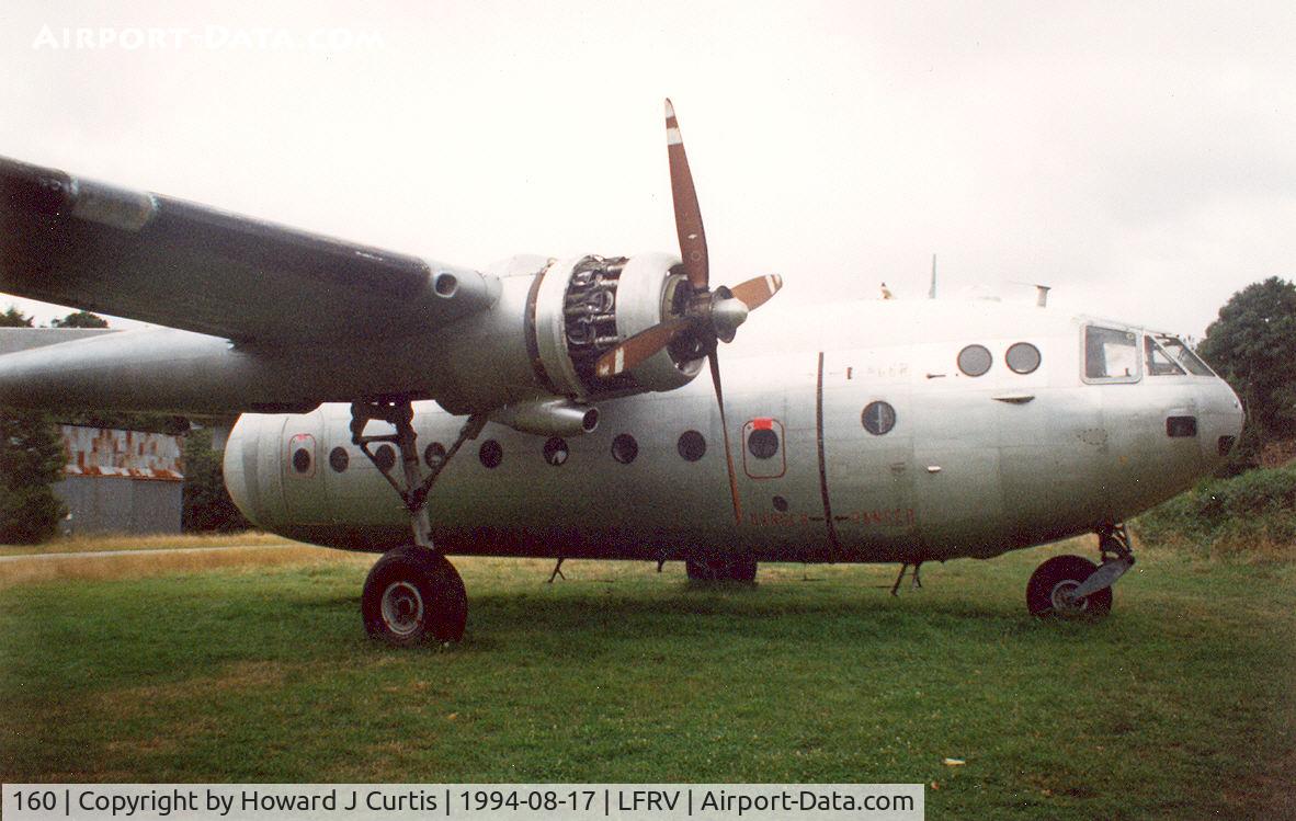 160, Nord N-2501 Noratlas C/N 160, Preserved here.