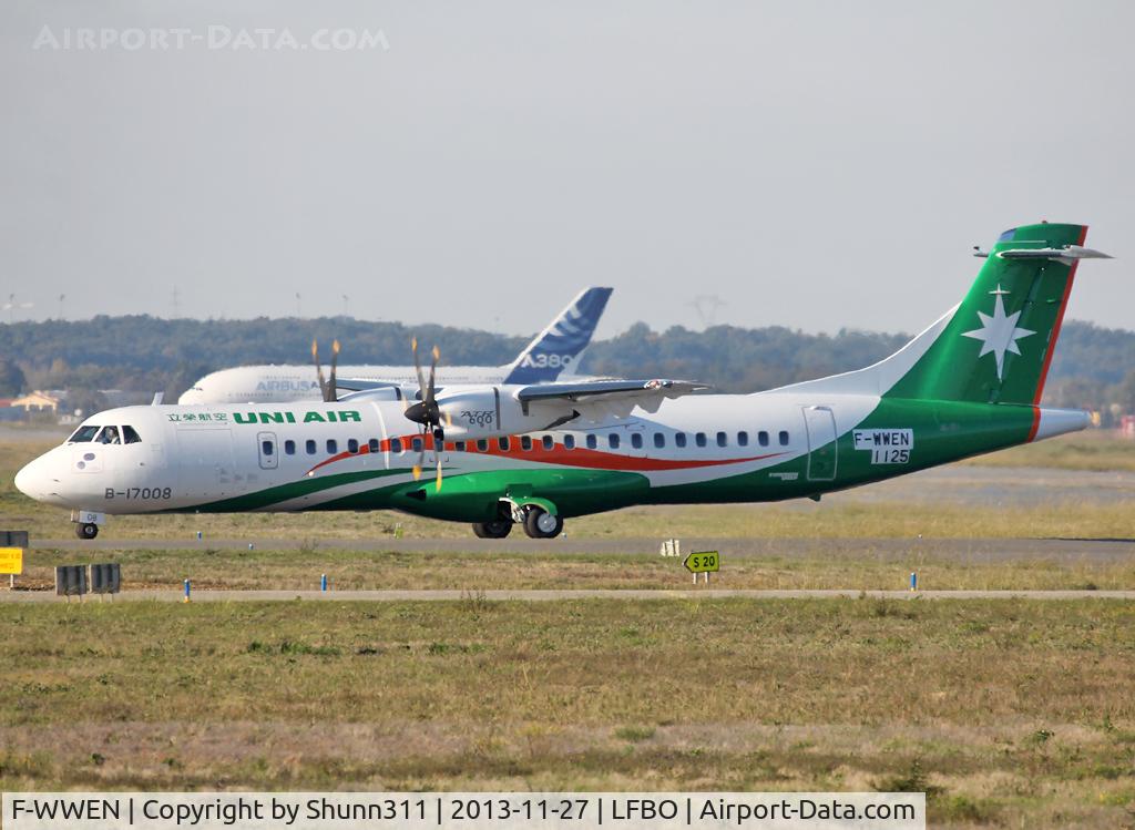 F-WWEN, 2013 ATR 72-600 C/N 1125, C/n 1125 - To be B-17008