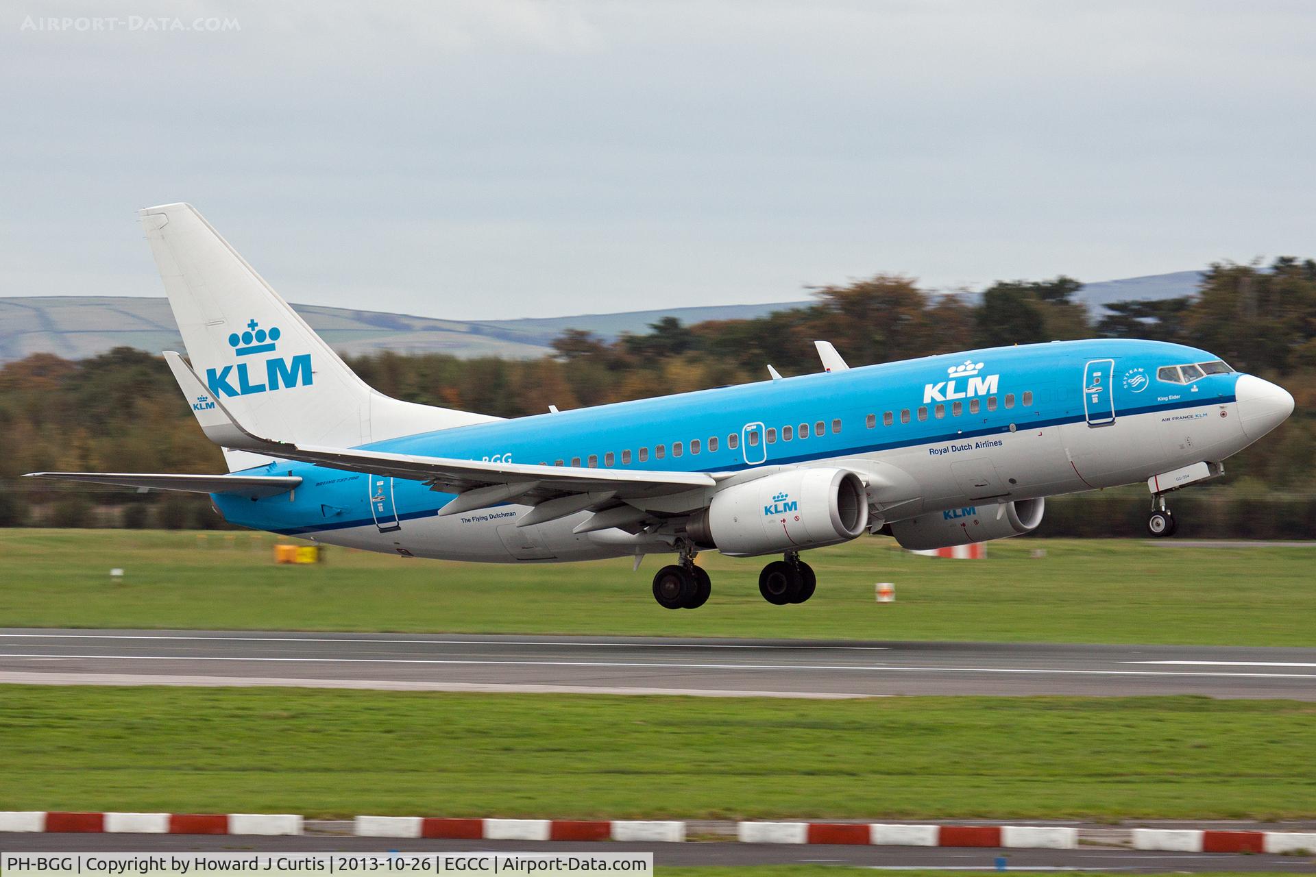 PH-BGG, 2009 Boeing 737-7K2 C/N 30367, KLM, on departure.