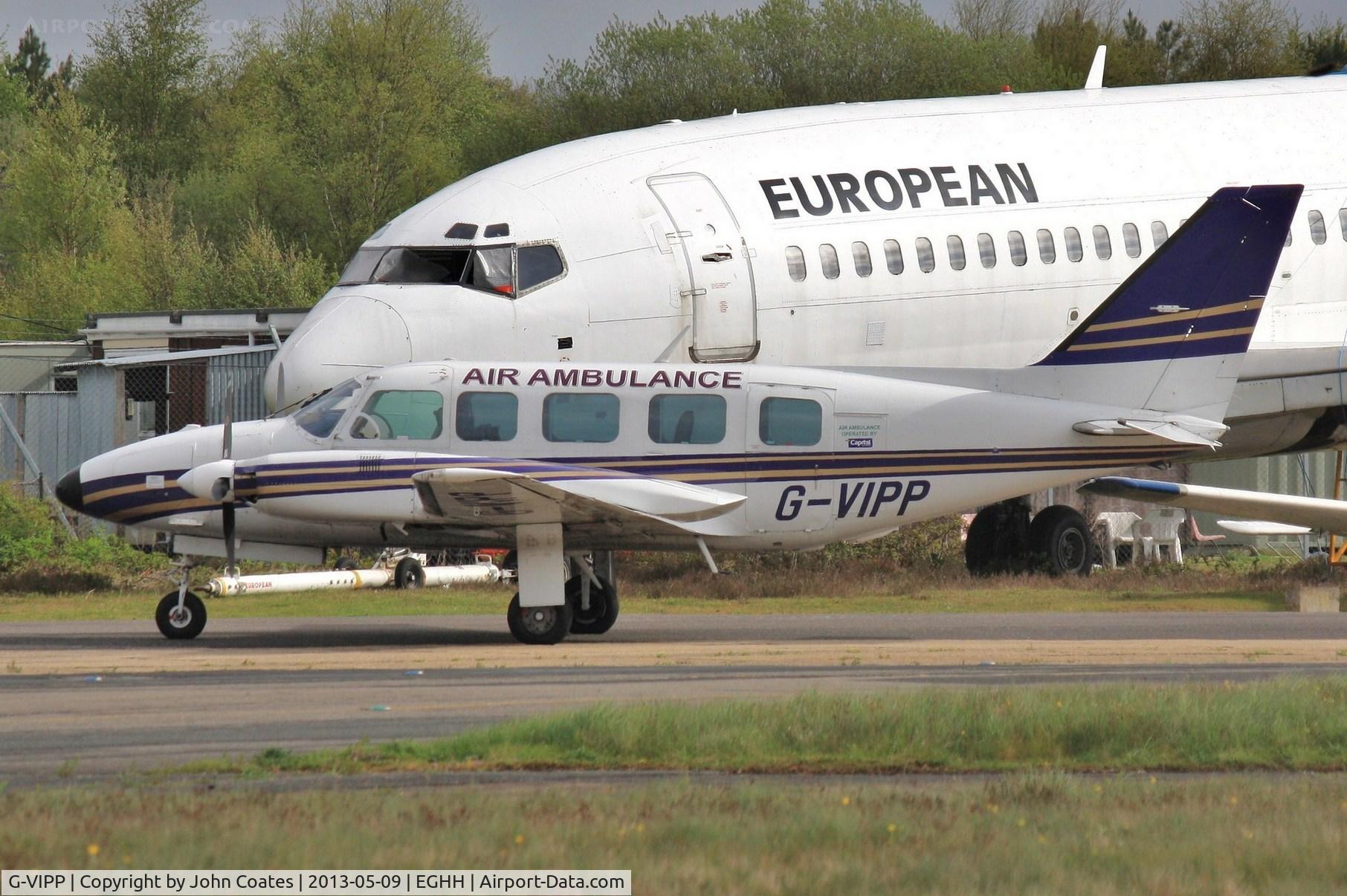 G-VIPP, 1979 Piper PA-31-350 Navajo Chieftain Chieftain C/N 31-7952244, Parked at BHL
