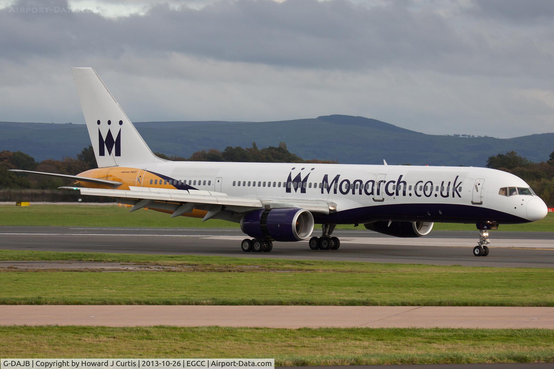G-DAJB, 1987 Boeing 757-2T7 C/N 23770, Monarch Airlines.