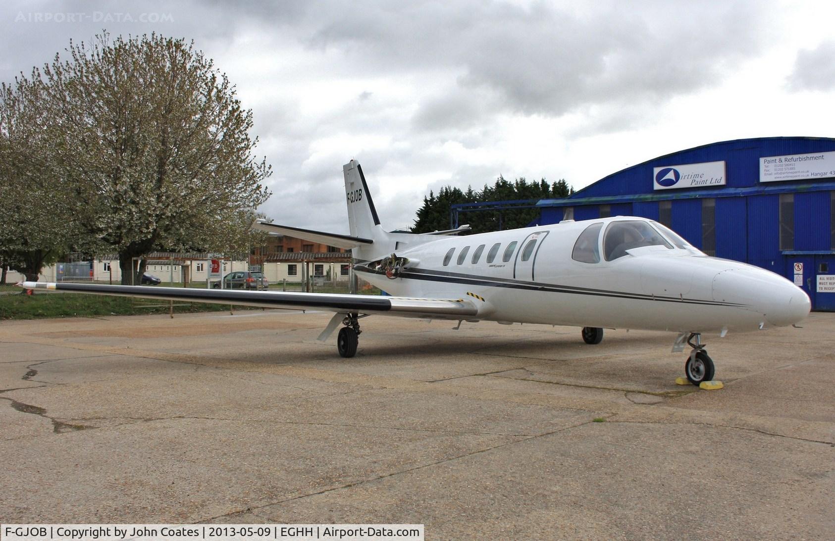 F-GJOB, 1980 Cessna 551 Citation II SP C/N 551-0174, Visiting the paintshop minus one engine